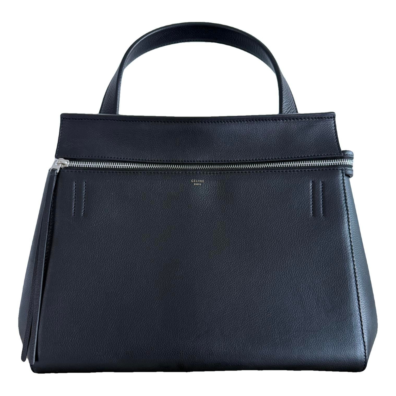 Edge leather handbag
