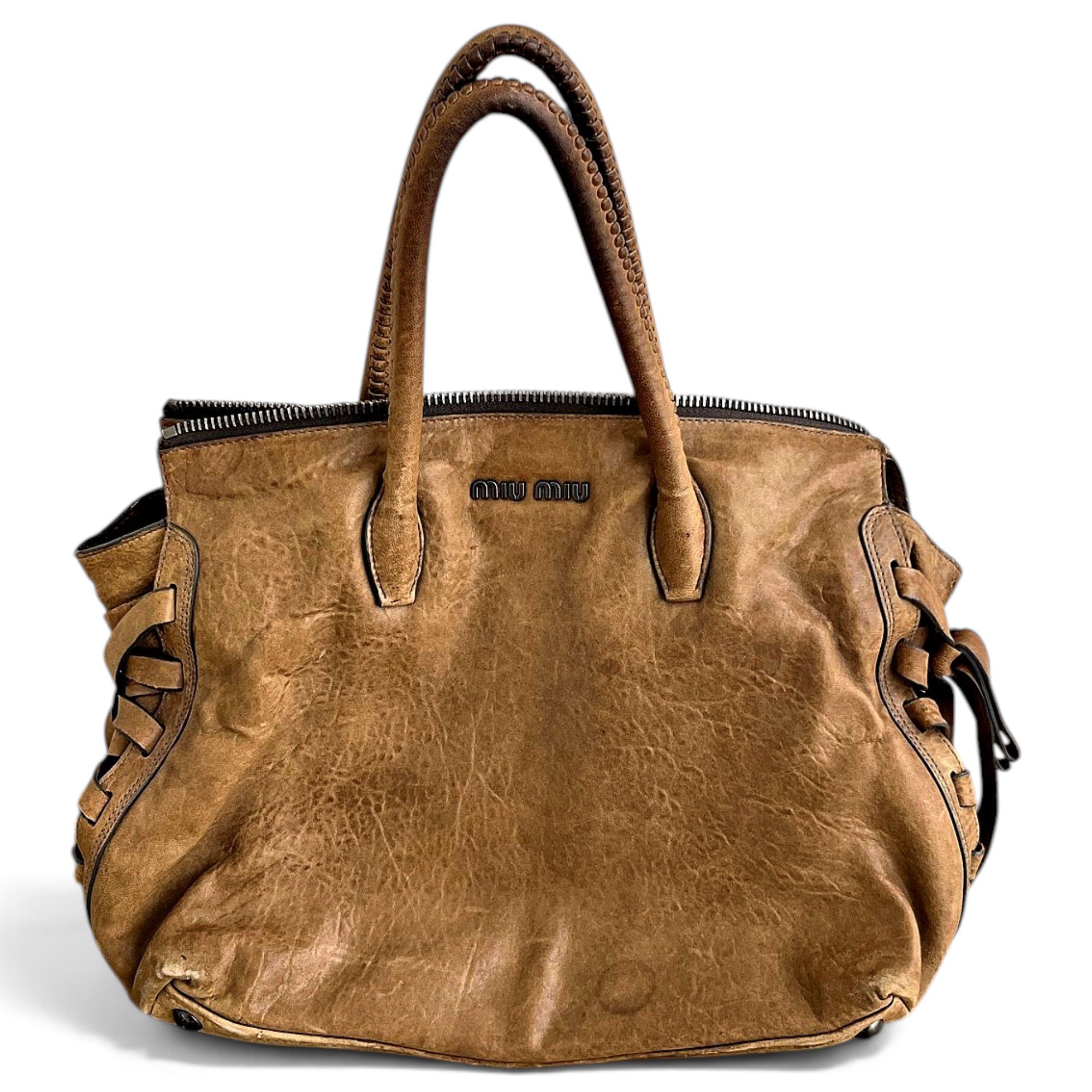Leather satchel
