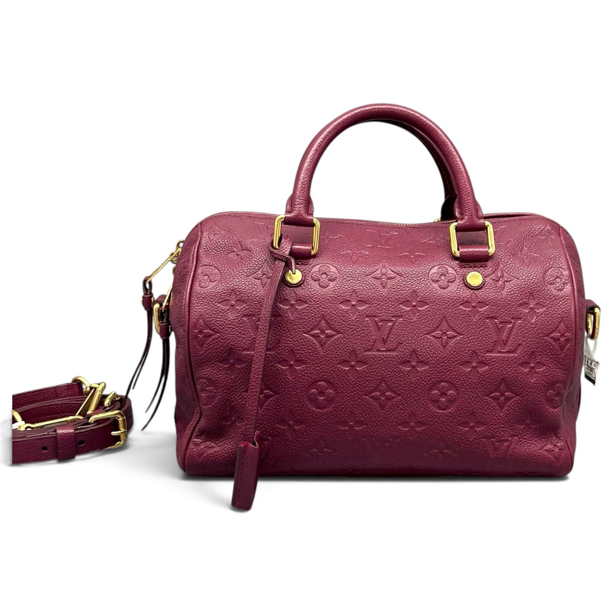 Speedy Bandoulière leather bowling bag