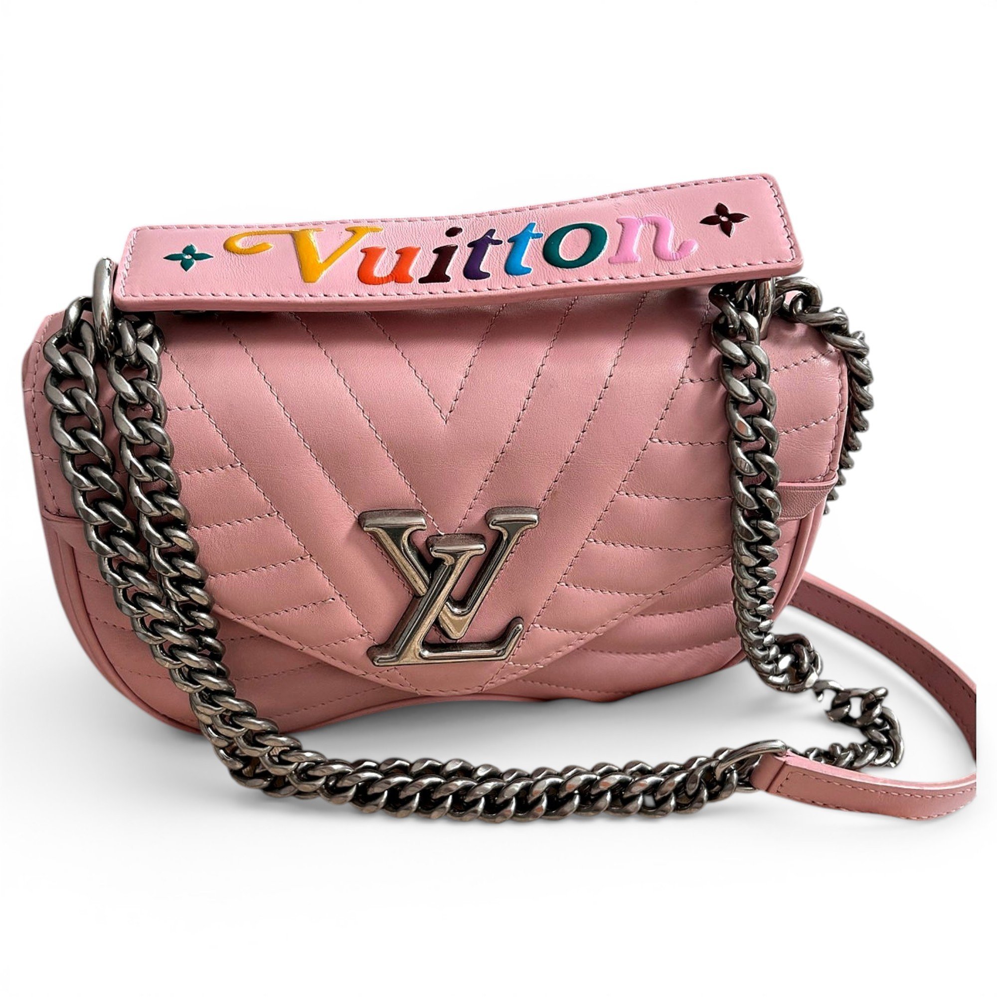 New Wave leather handbag