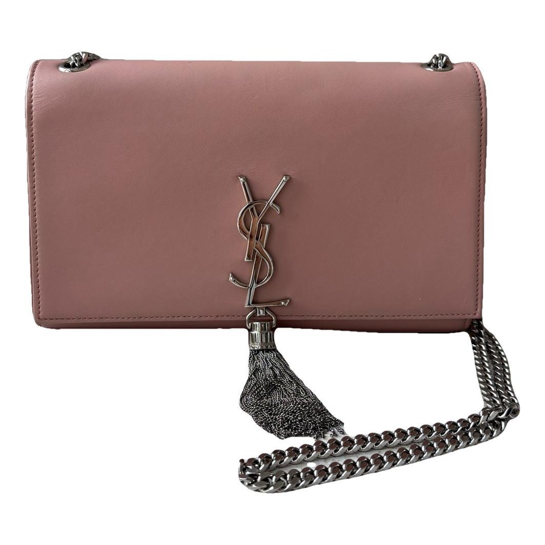 Pompom Kate leather handbag