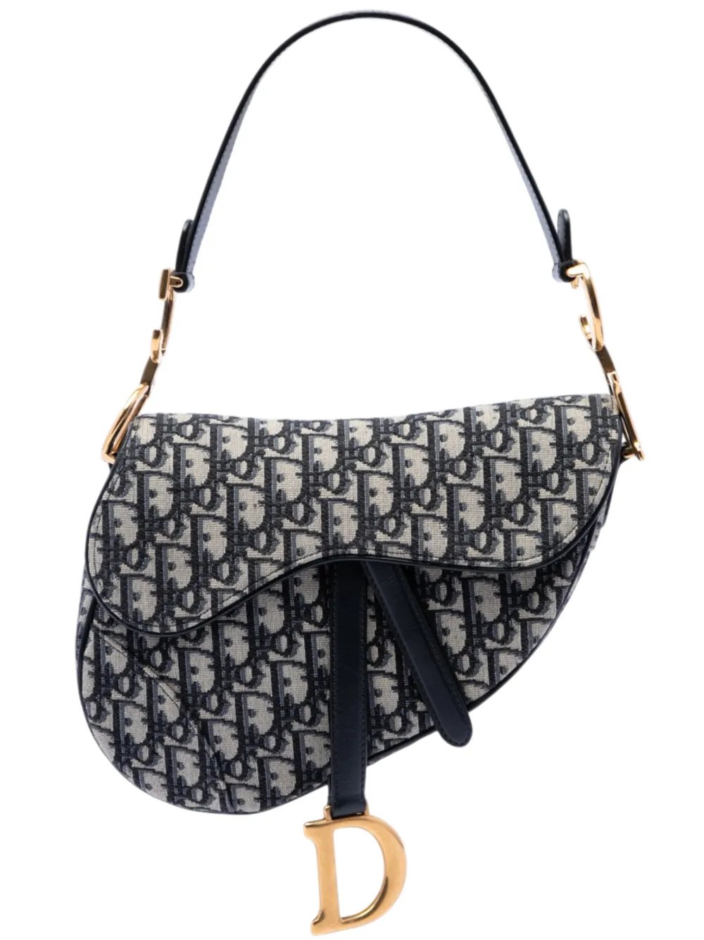 2018 Oblique Canvas Saddle Bag shoulder bag