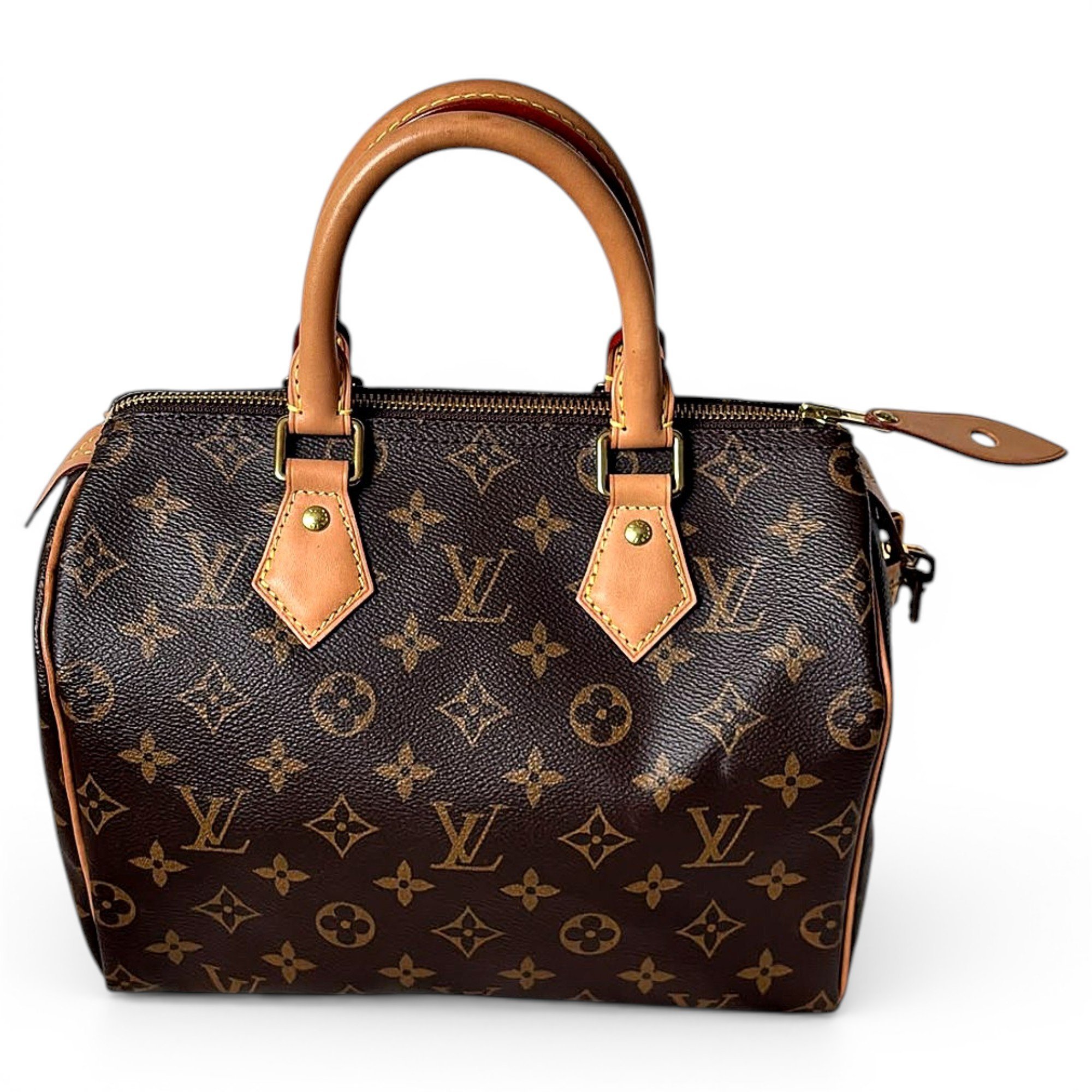 Speedy leather handbag