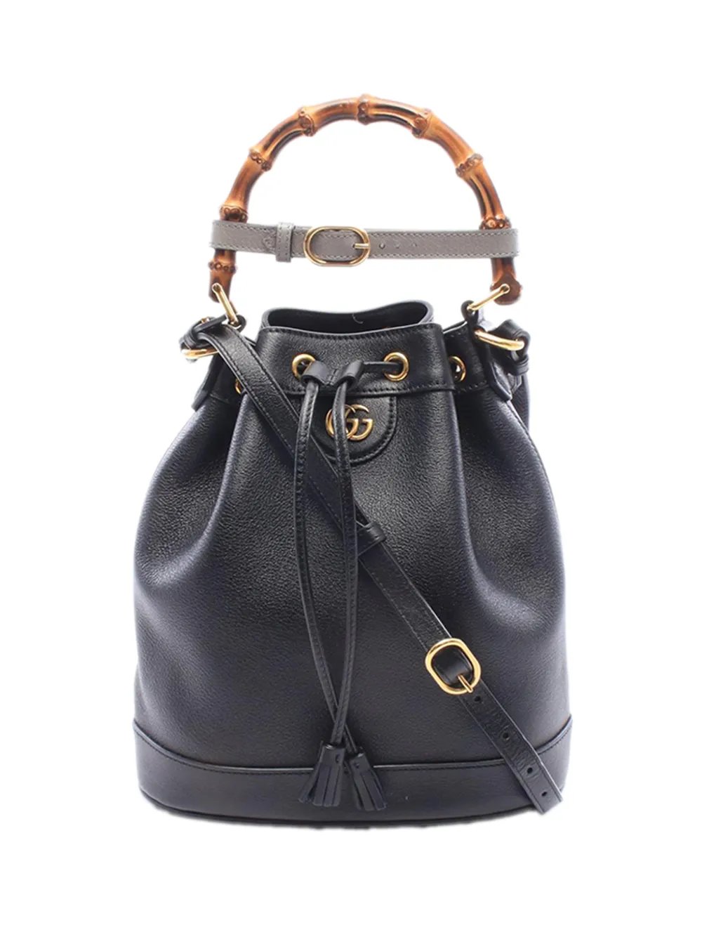 2000-2015 Calfskin Bamboo Diana Bucket Bag satchel