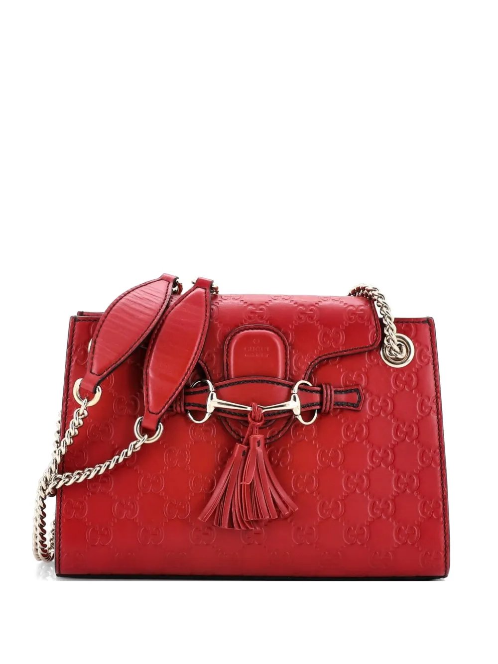 Emily Chain Flap Guccissima Leather Small shoulder bag