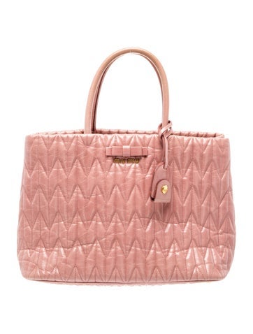 Miu Miu Leather Tote