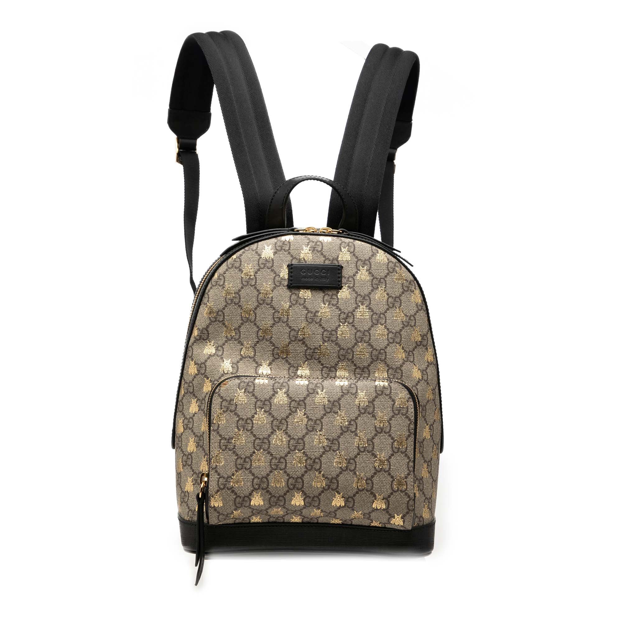 Leather backpack