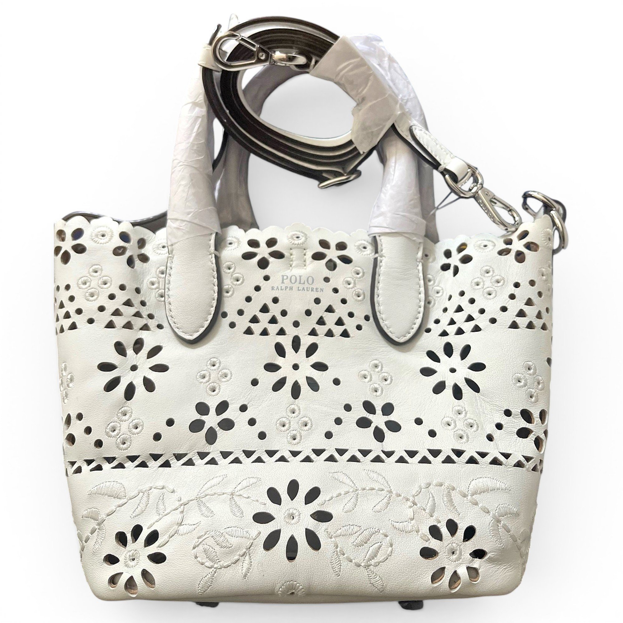 Leather tote