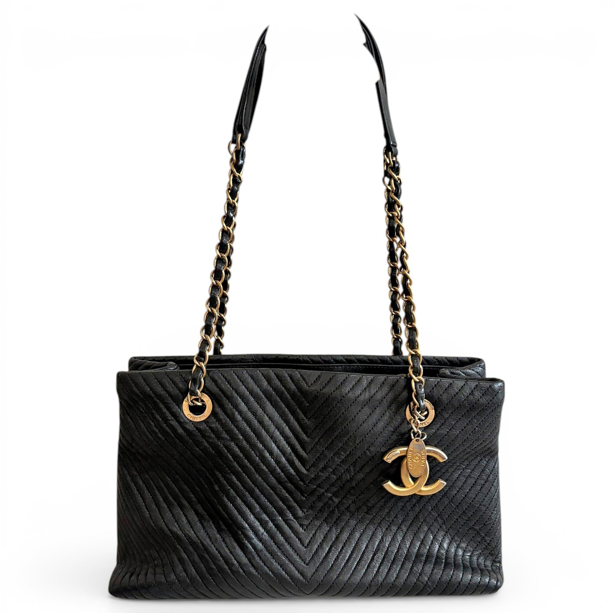 Boy leather tote