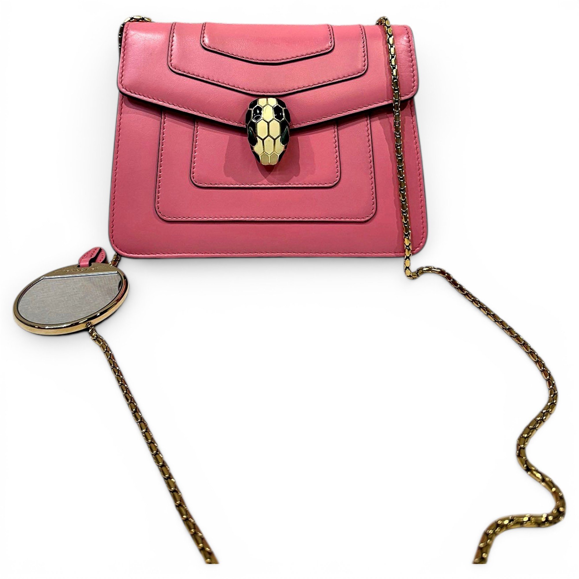 Serpenti leather crossbody bag