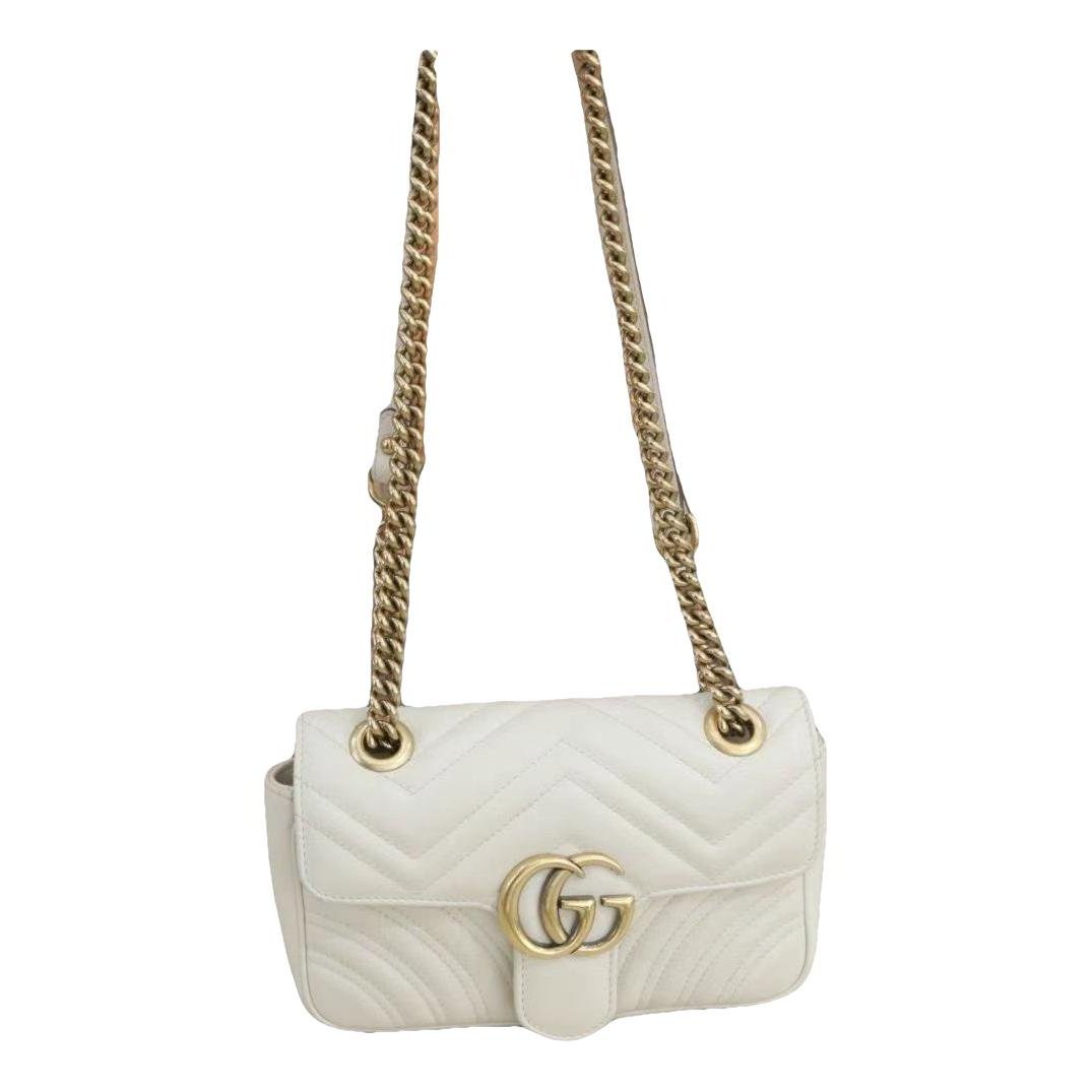 GG Marmont Flap leather crossbody bag