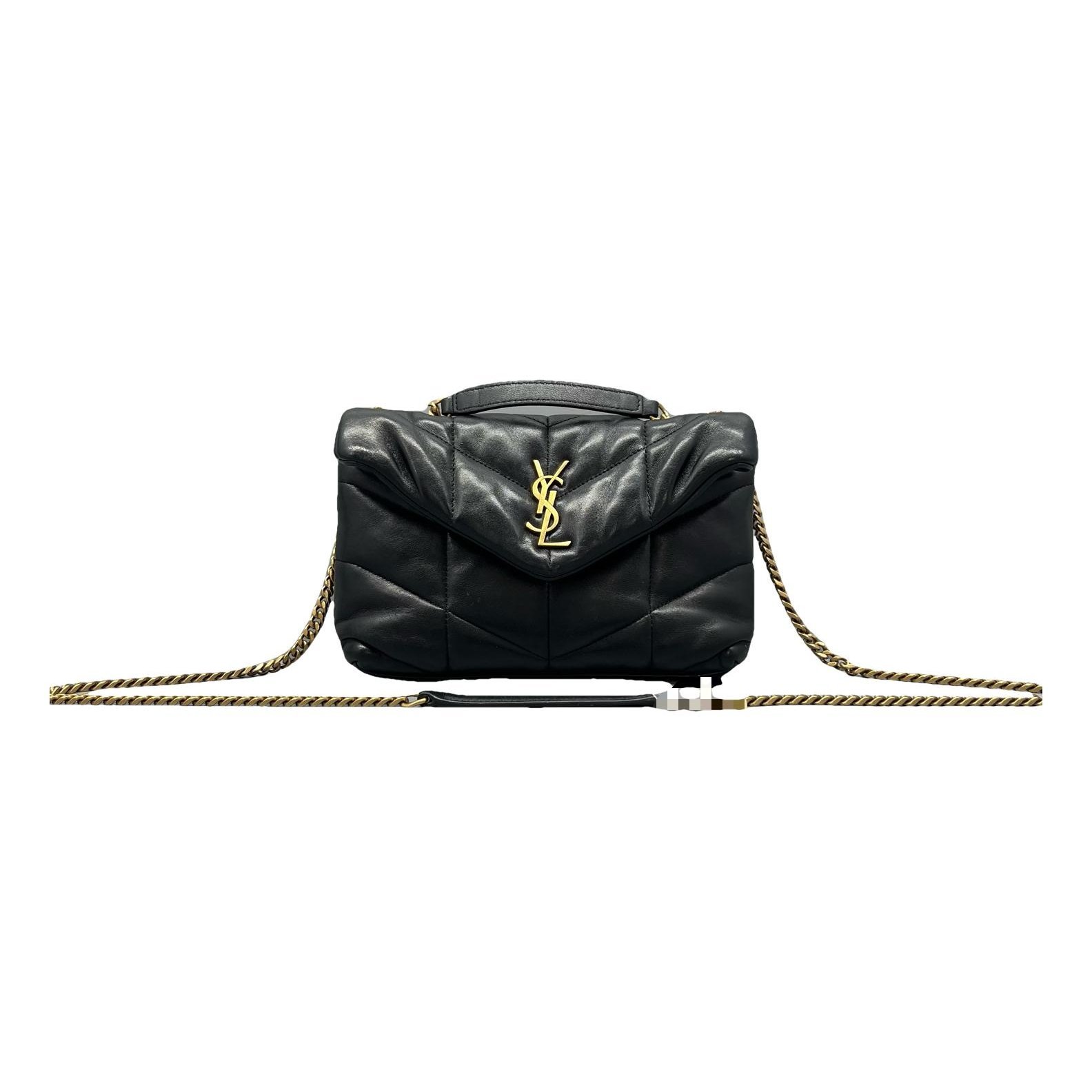 Loulou Puffer leather crossbody bag