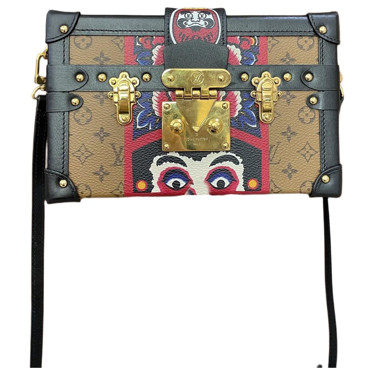 Petite Malle leather handbag