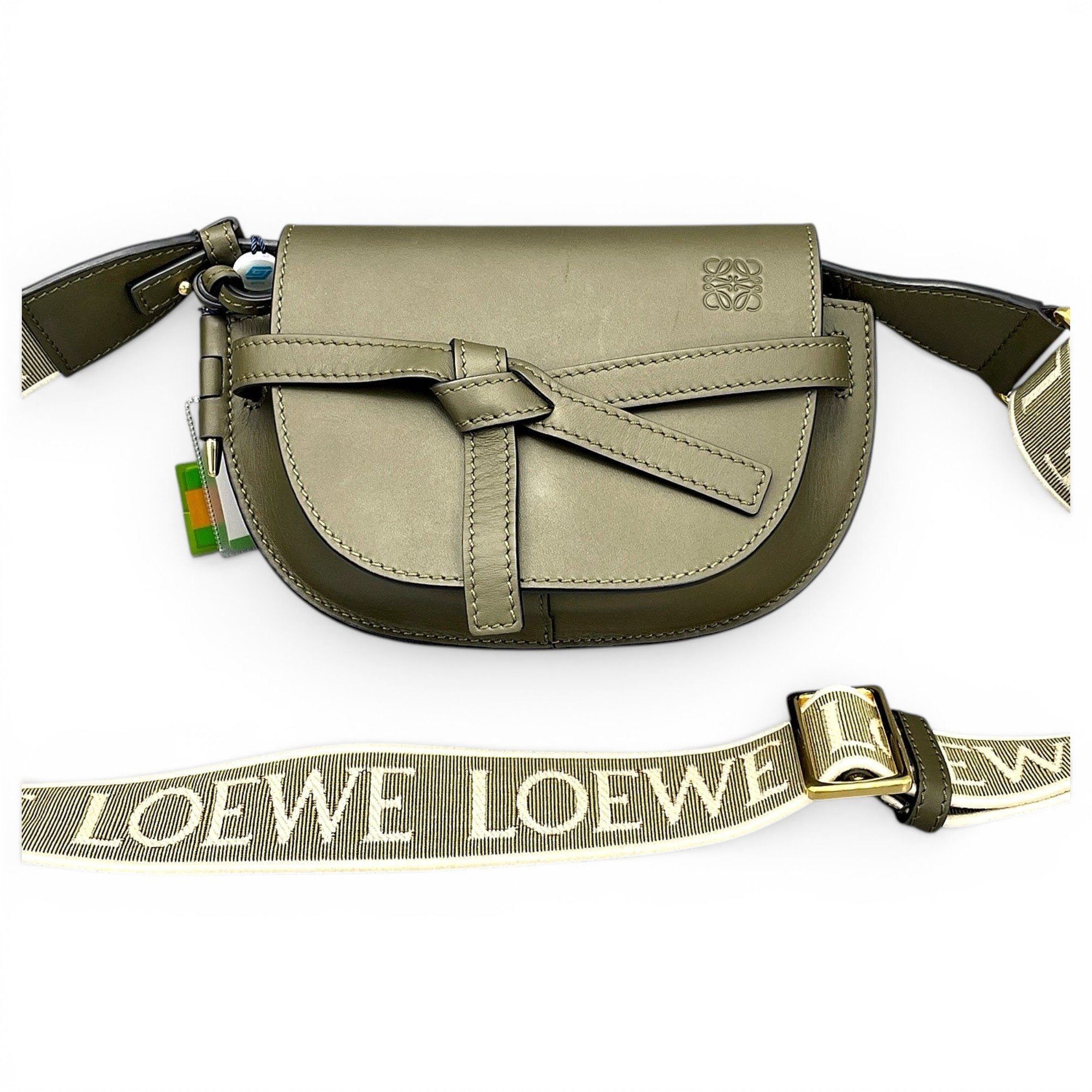 Gate leather crossbody bag