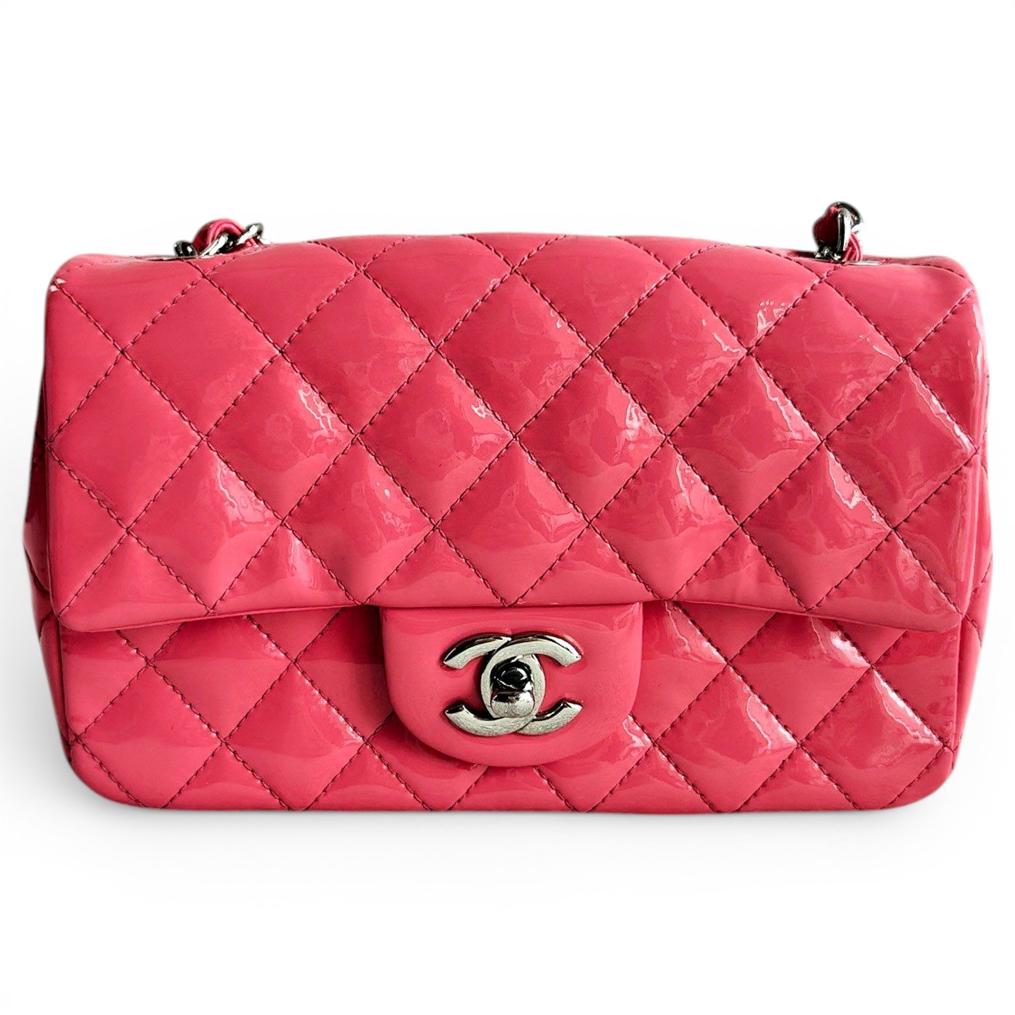 Timeless/Classique patent leather handbag