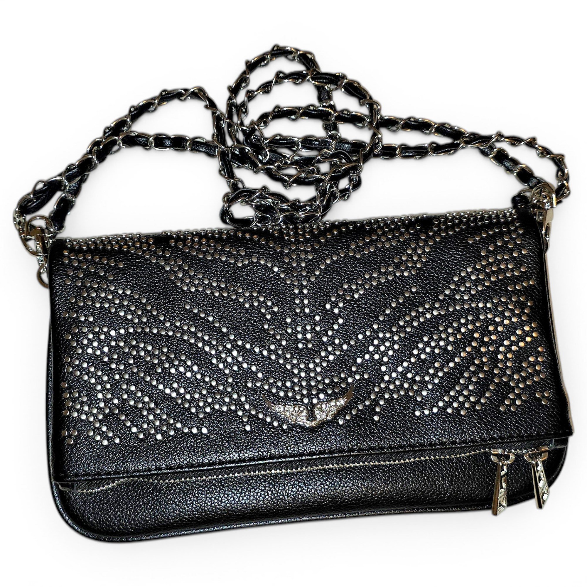 Rock leather handbag