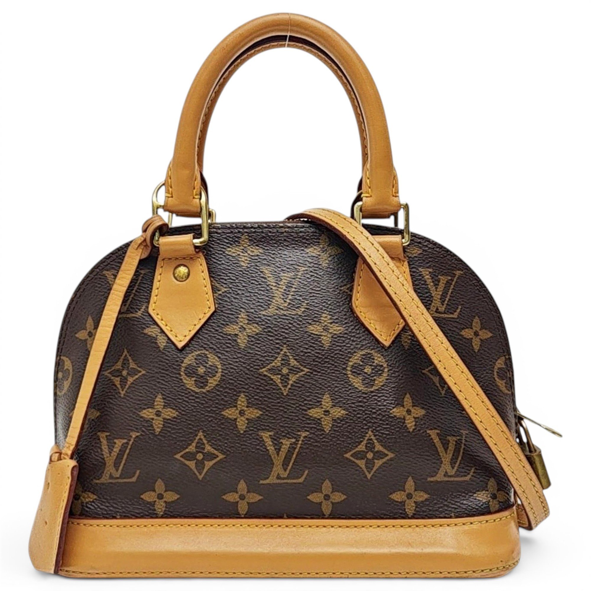Alma leather handbag