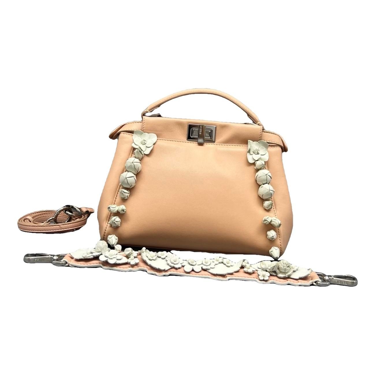 Peekaboo leather handbag