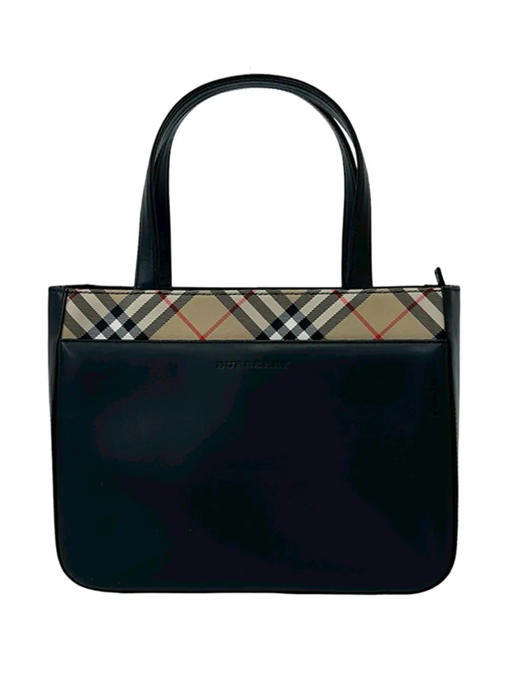 2000-2017 Nova Check Trimmed Leather handbag