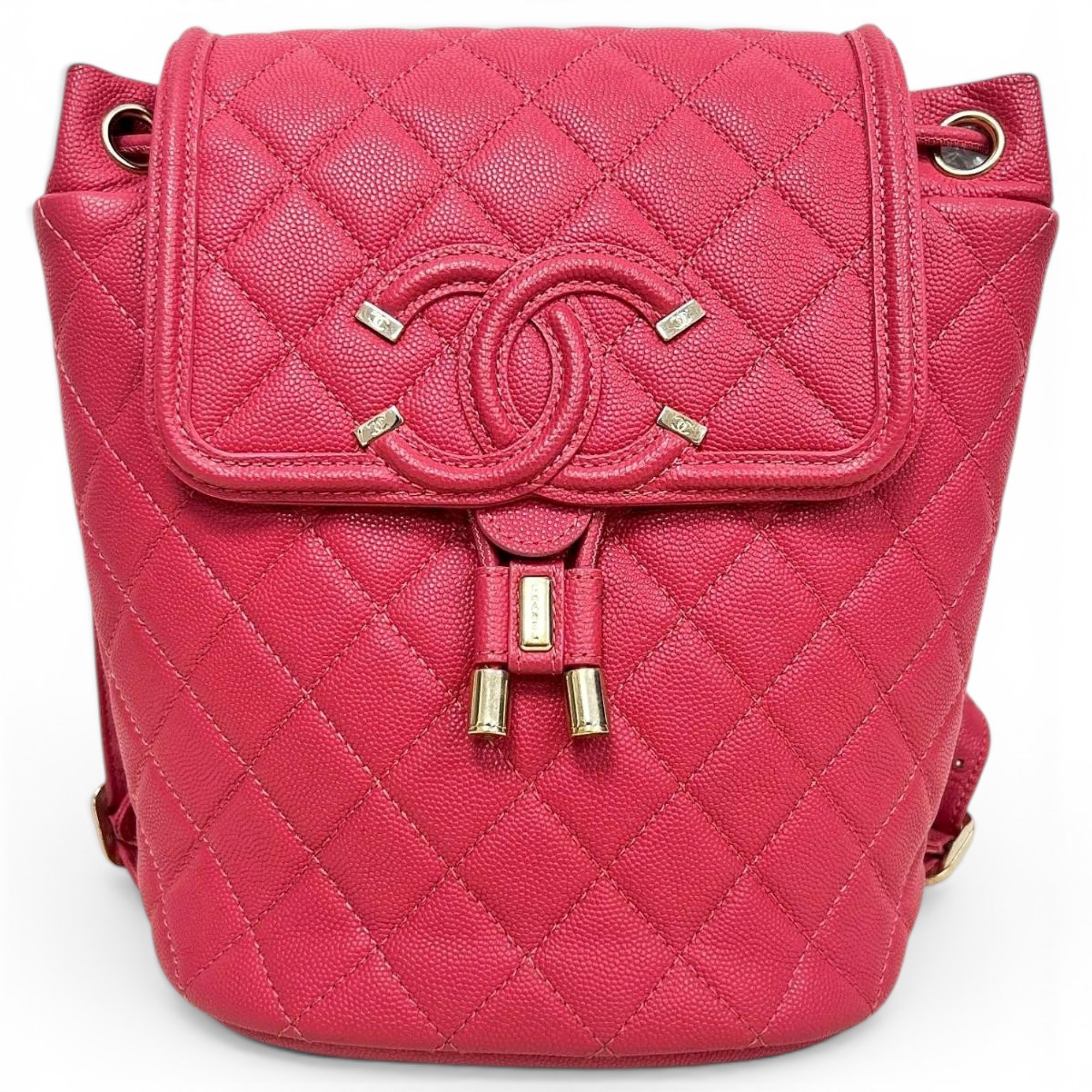 Leather backpack
