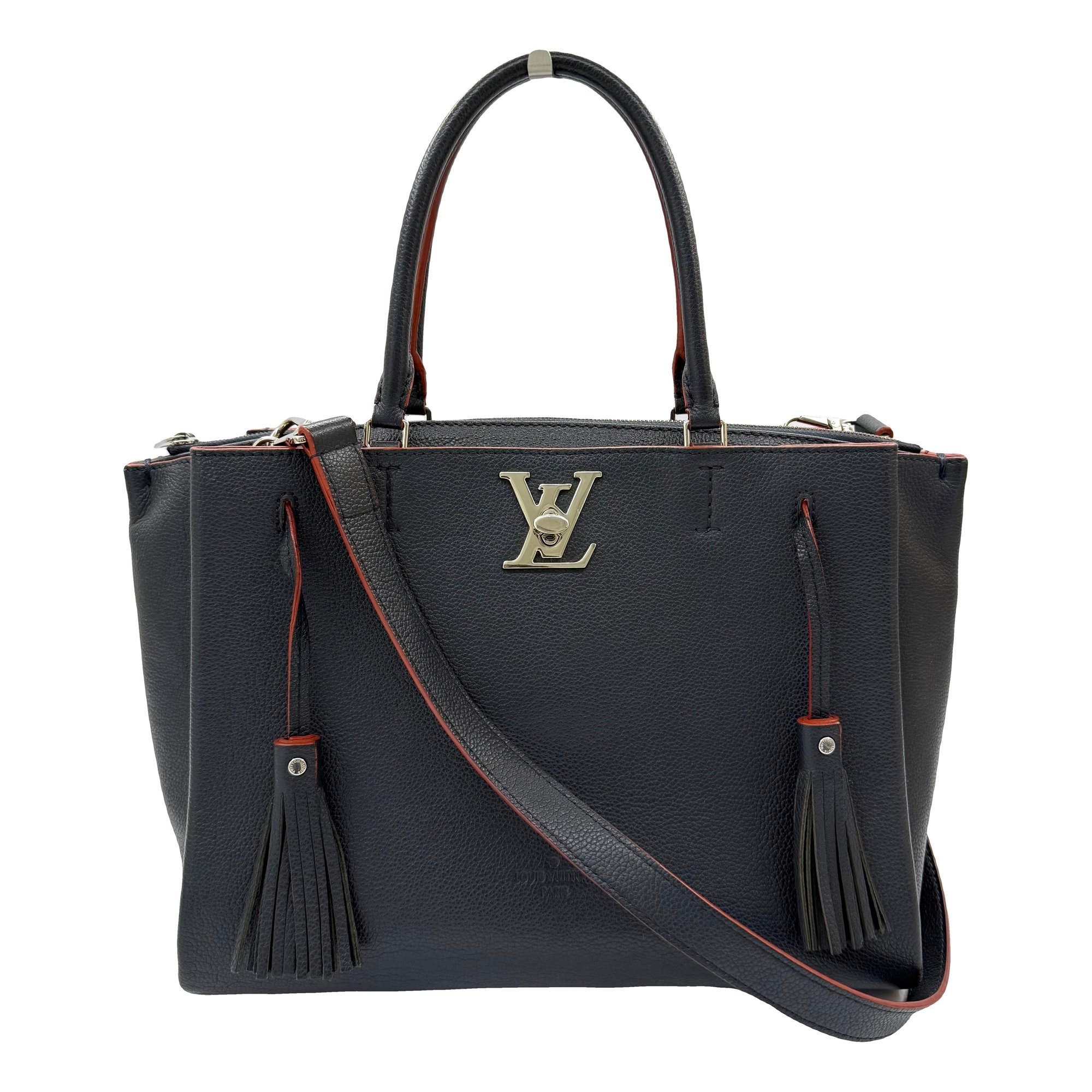 Lockme leather handbag