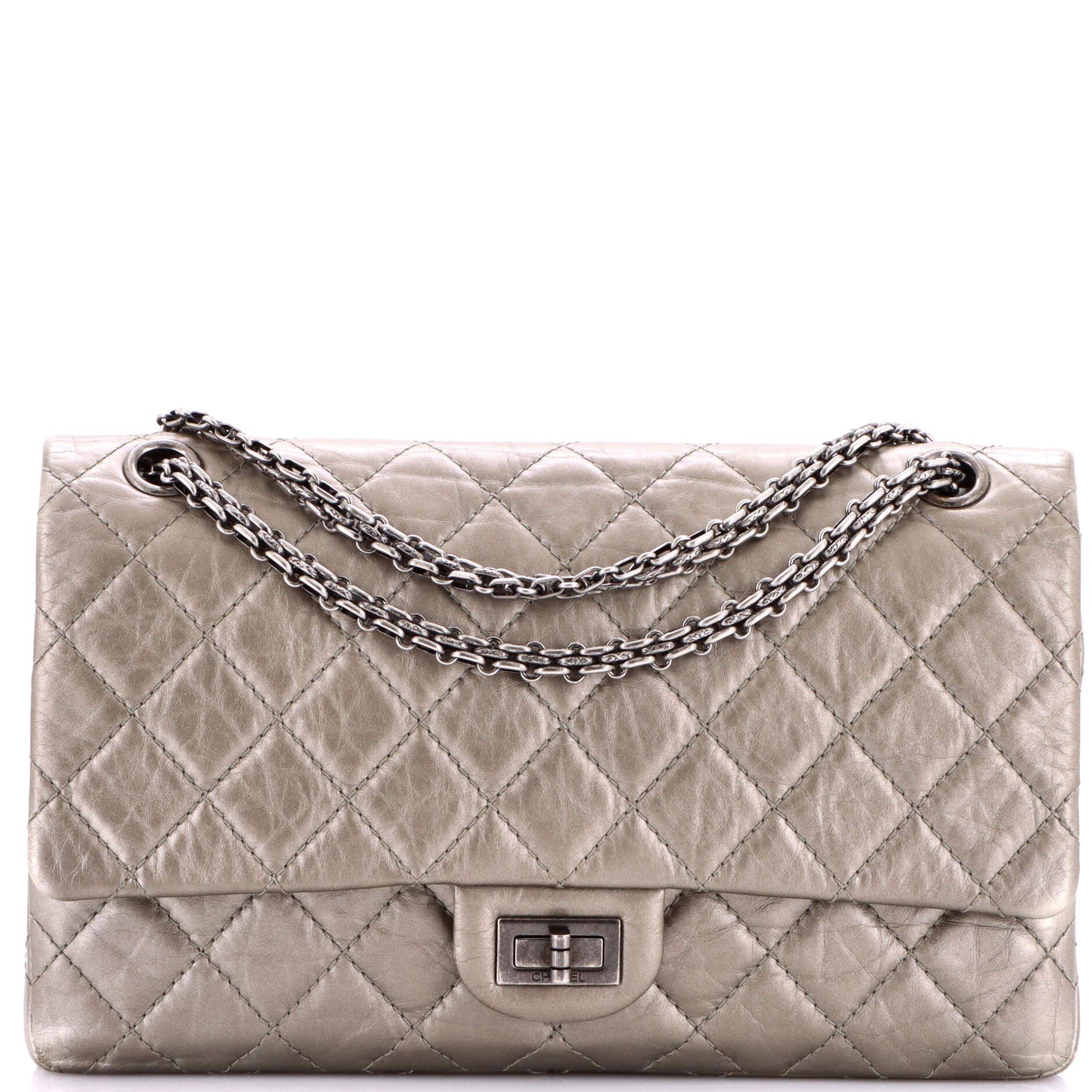 Chanel Reissue 2.55 Flap Bag Quilted Aged Calfskin 226