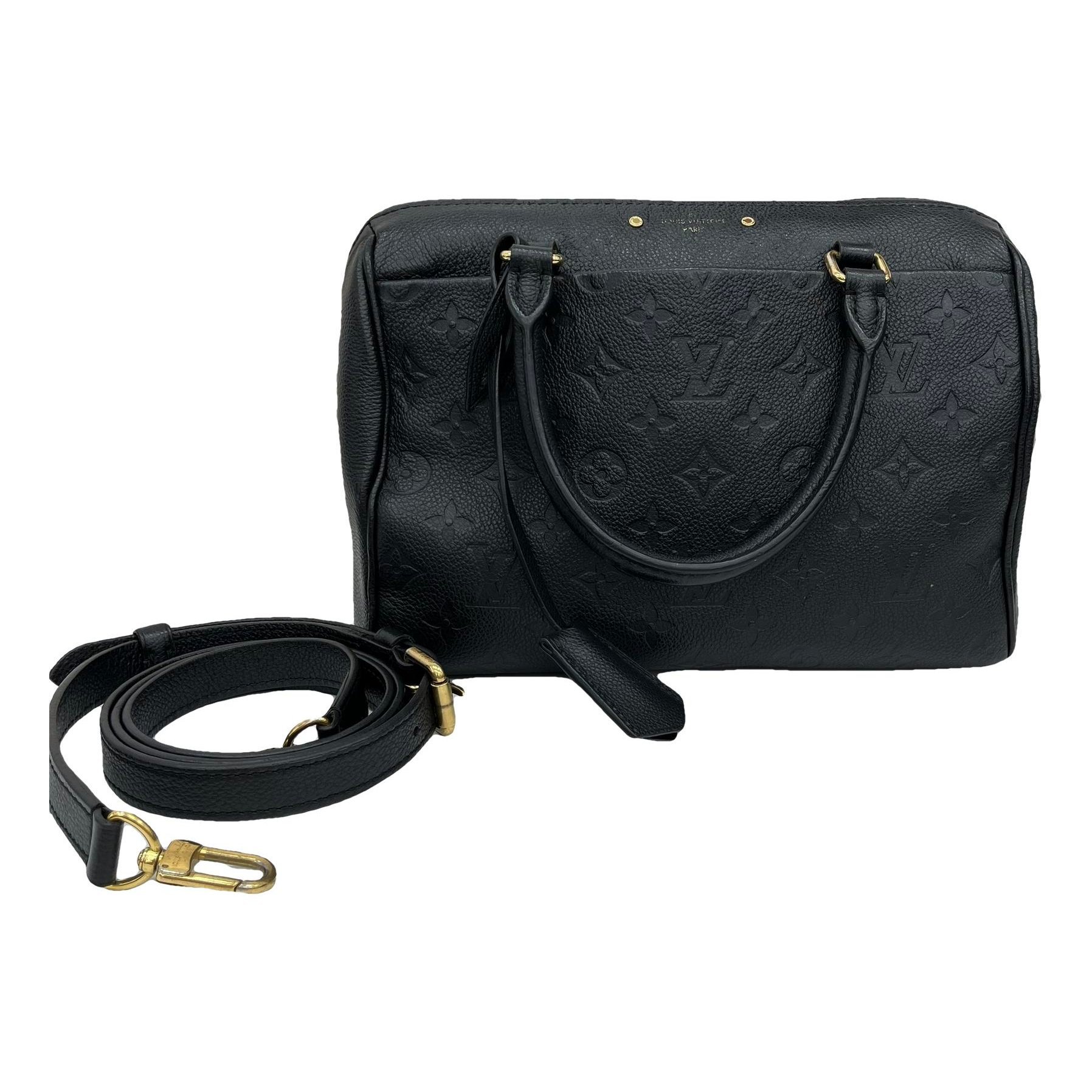 Speedy leather handbag