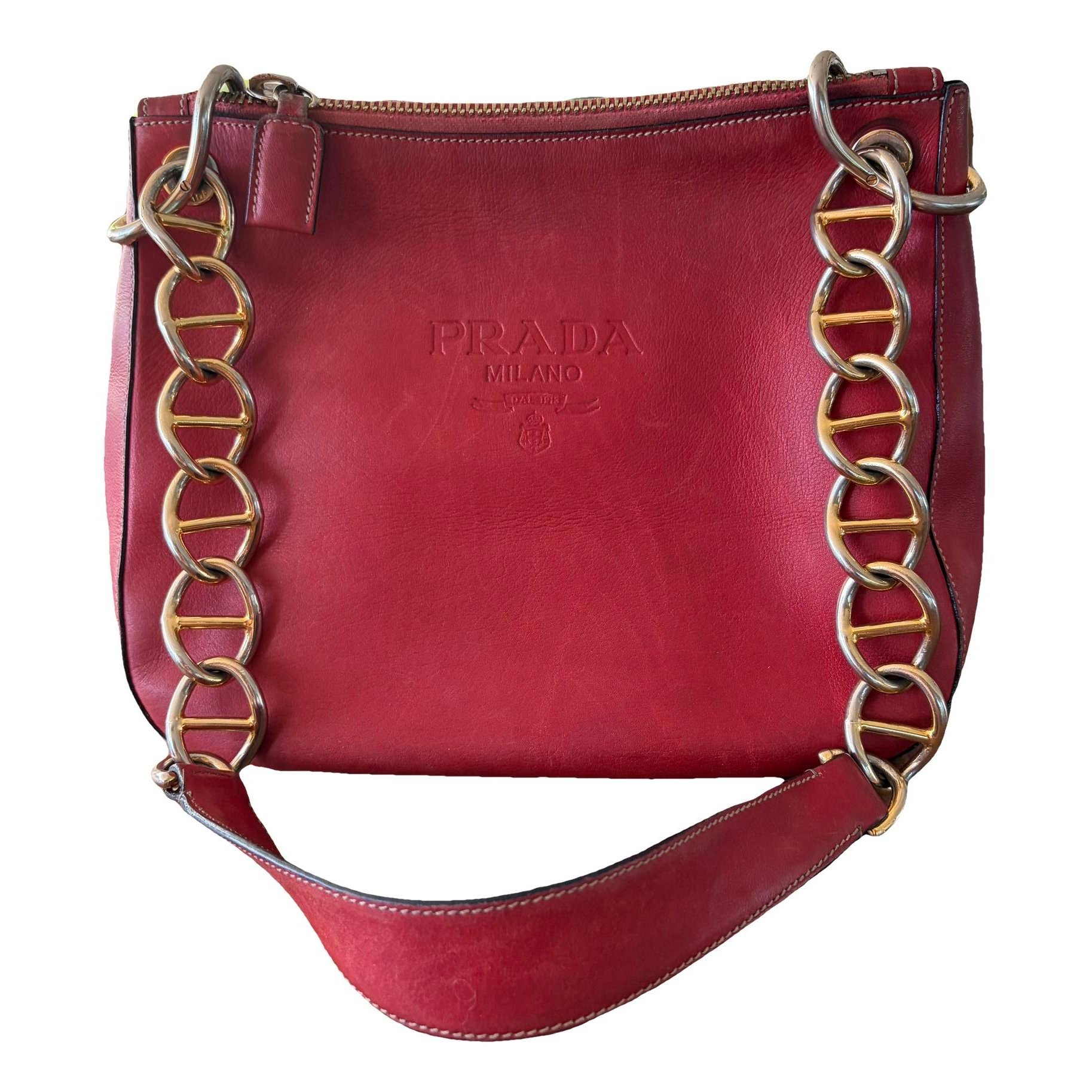 Leather handbag