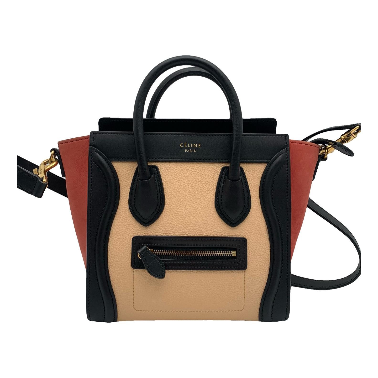 Nano Luggage leather handbag