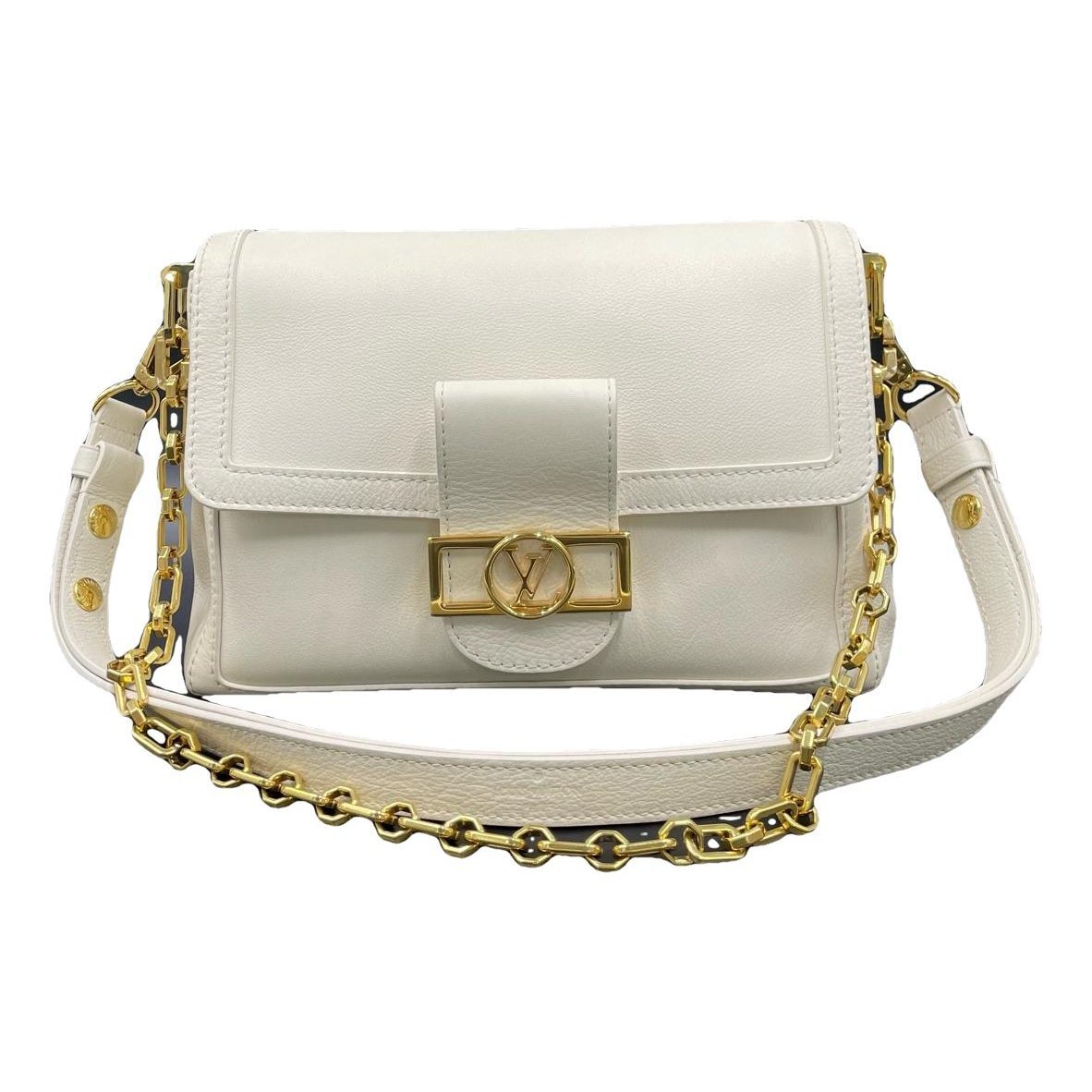Dauphine leather handbag