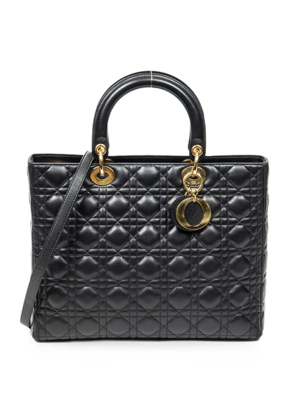 large Lady Dior Cannage tote bag