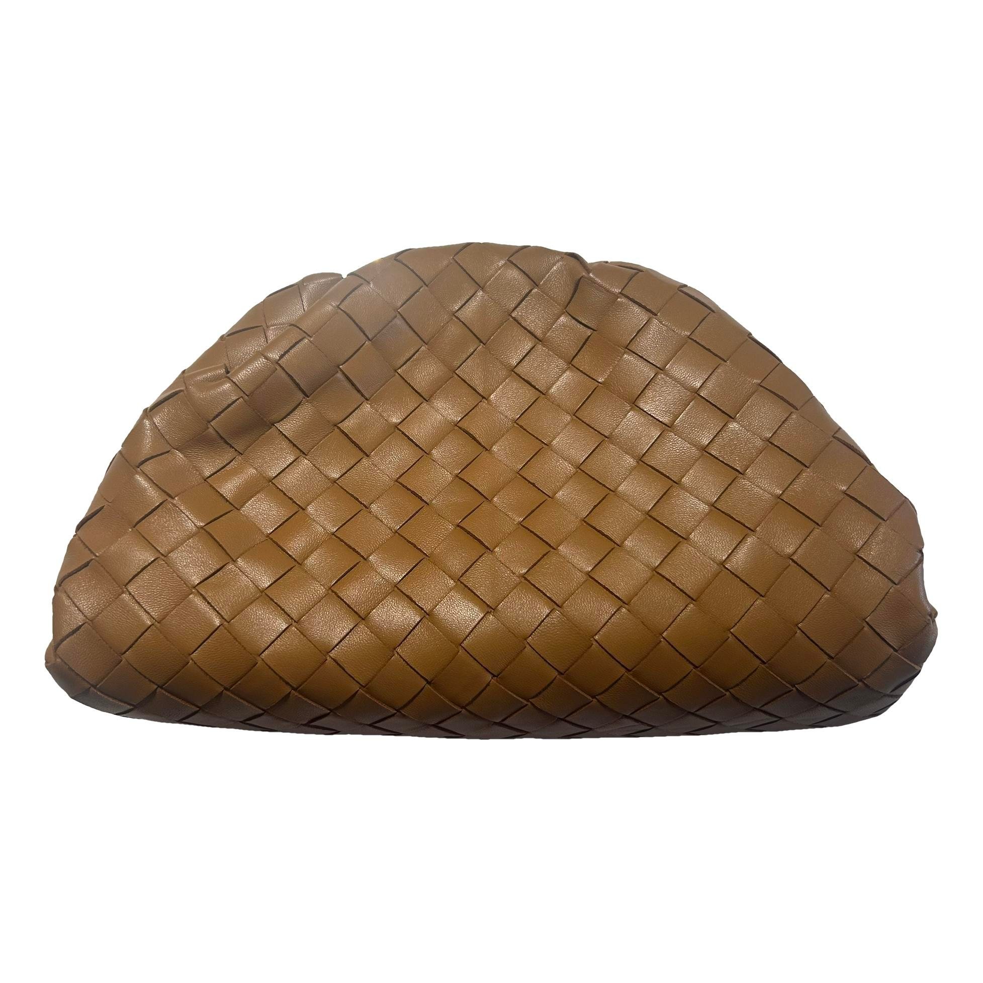 Pouch leather handbag