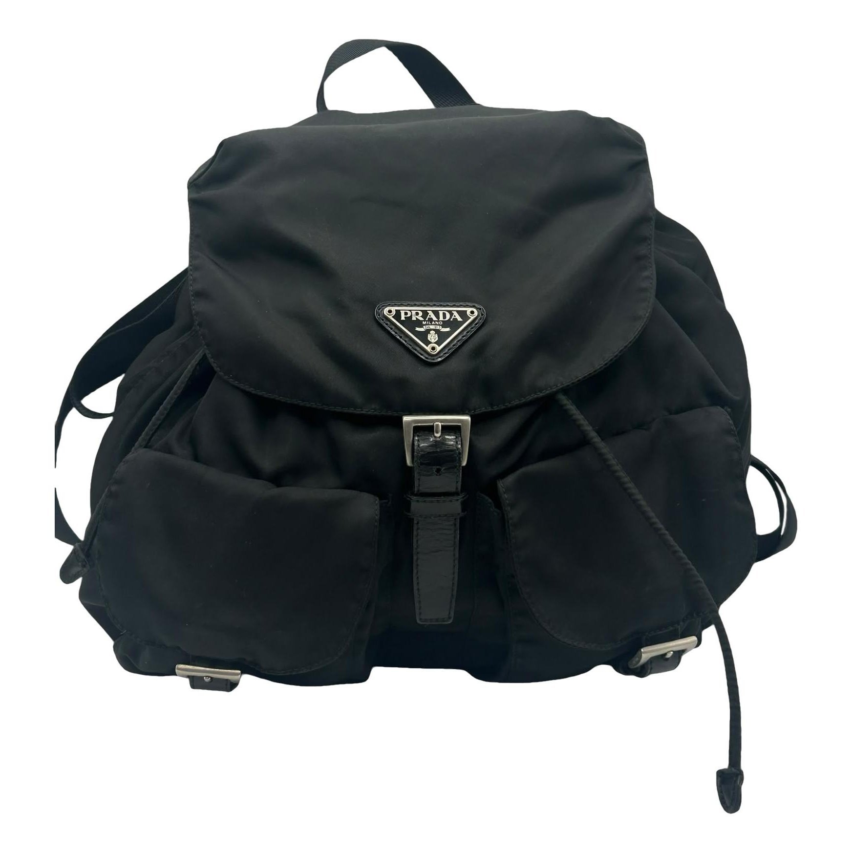 Re-Nylon cloth backpack