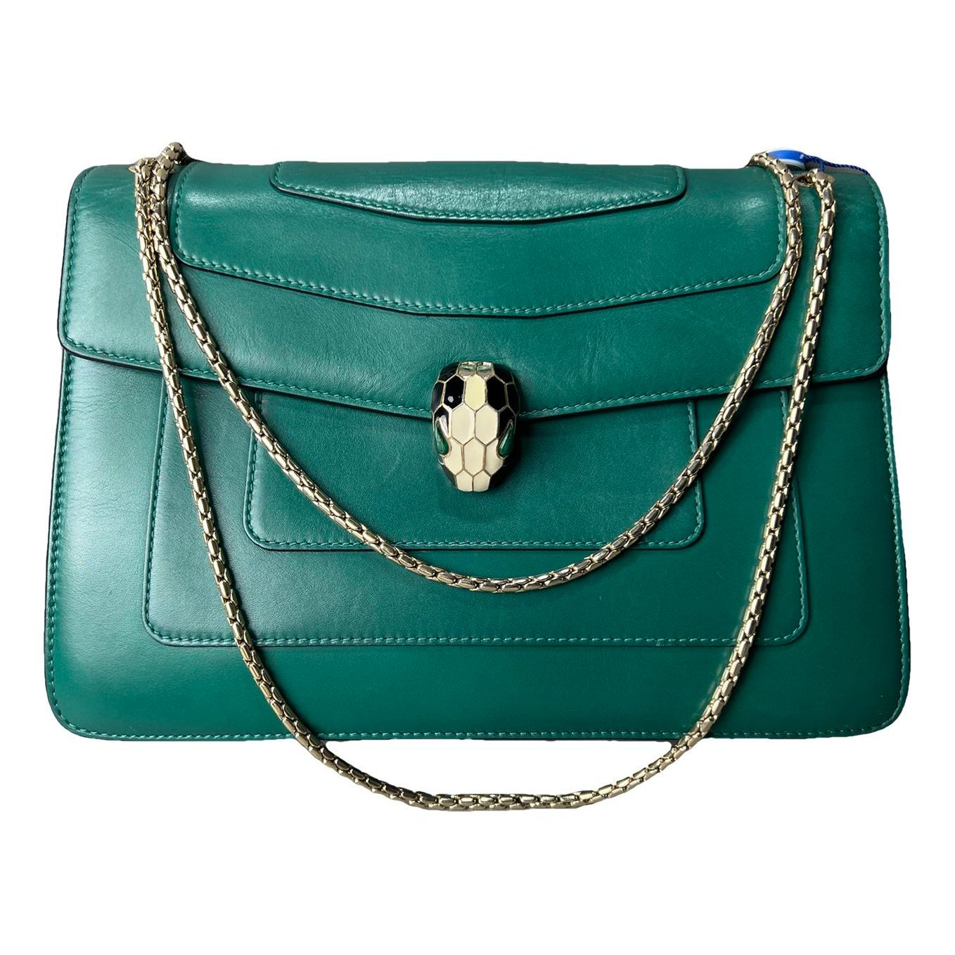 Serpenti leather handbag
