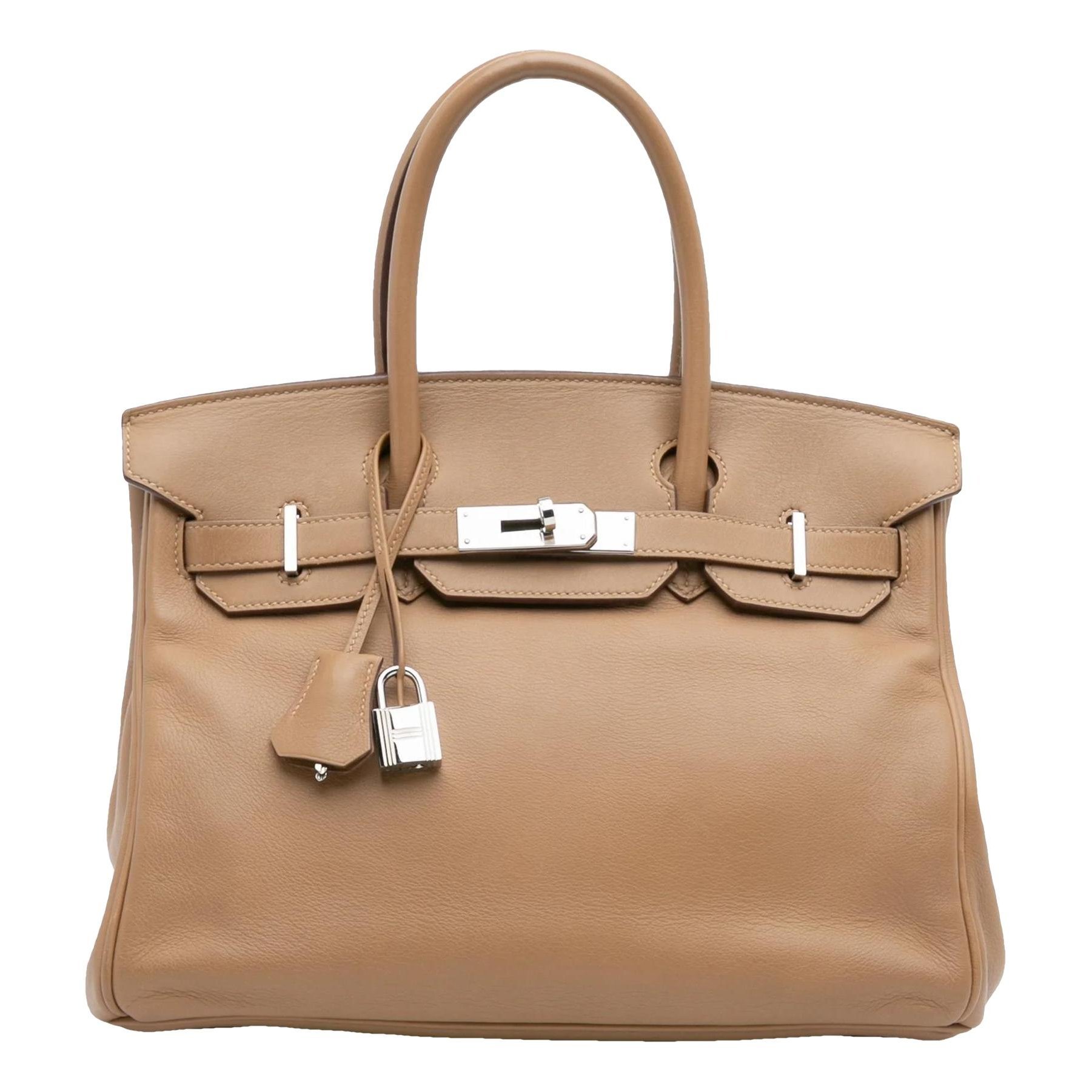 Hermes Birkin 30 Handbag Alezan Swift Leather 2010