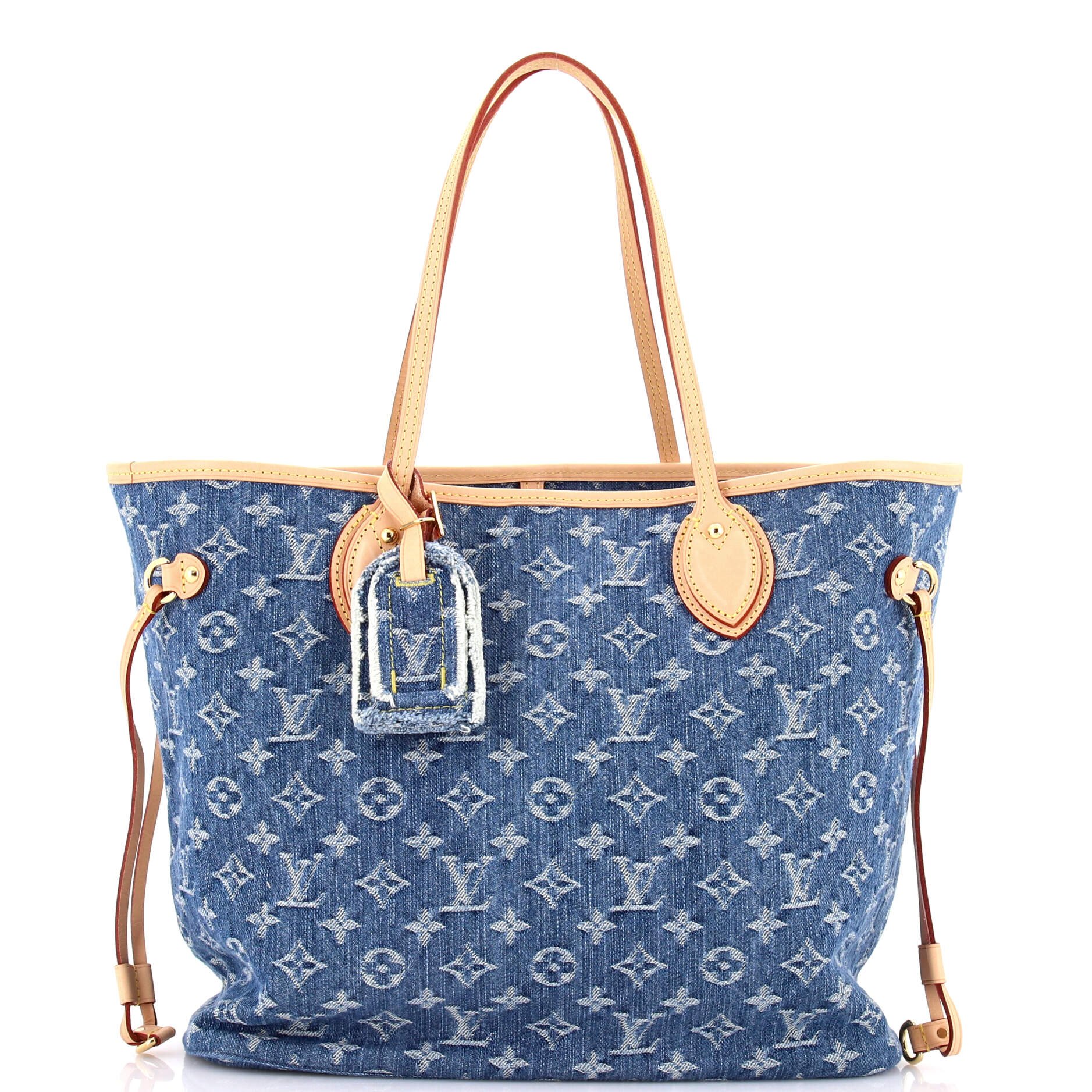 Louis Vuitton Neverfull NM Tote Monogram Denim MM