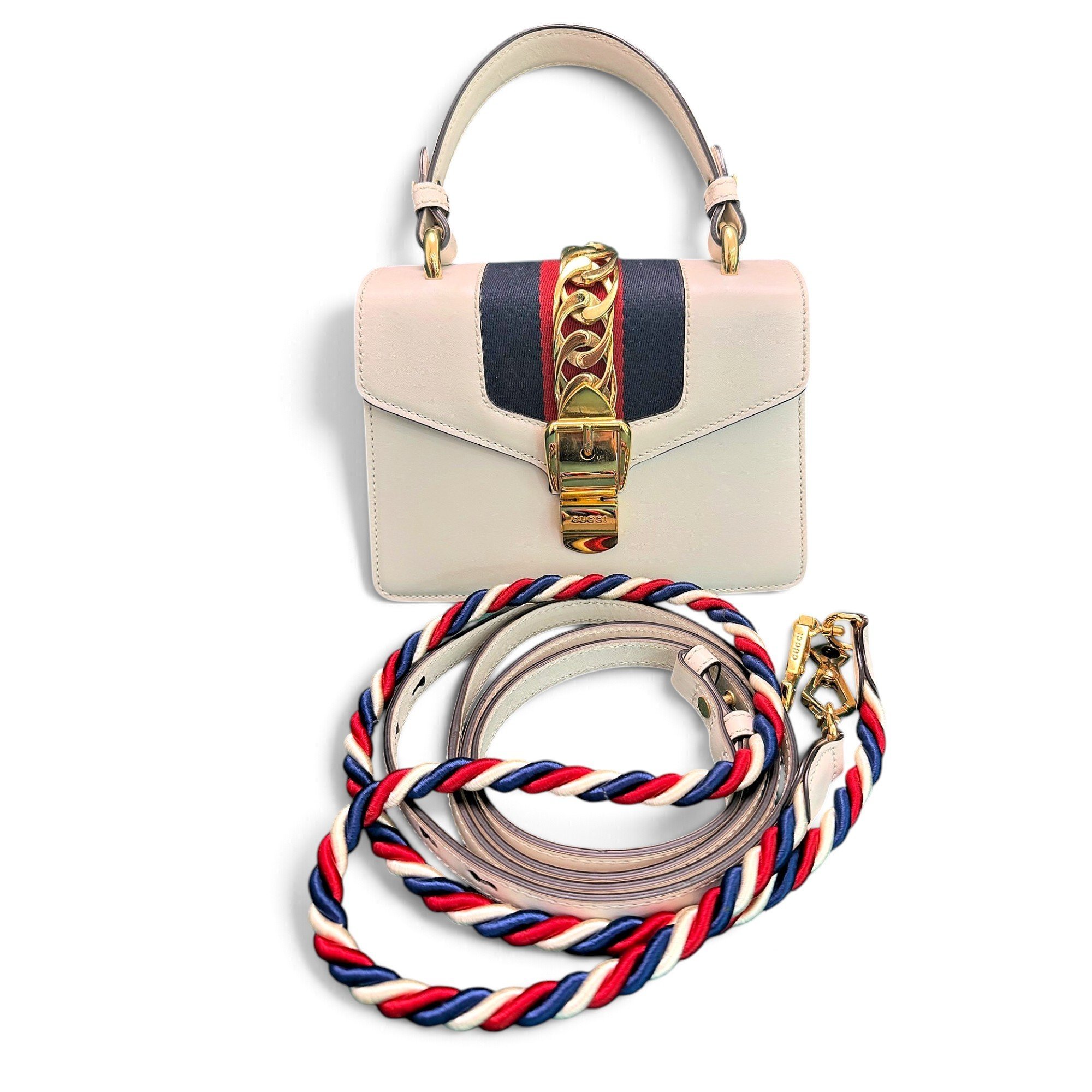 Sylvie Top Handle leather handbag