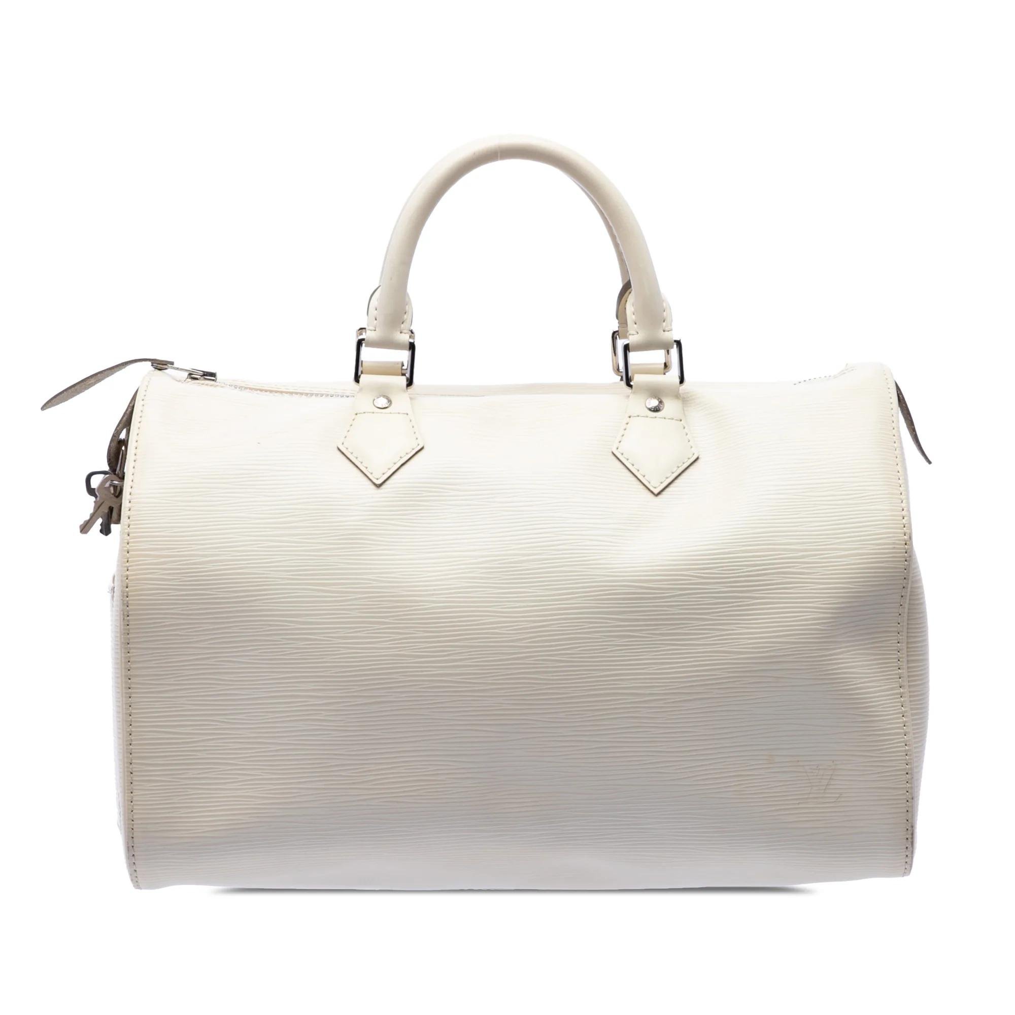 Speedy leather handbag