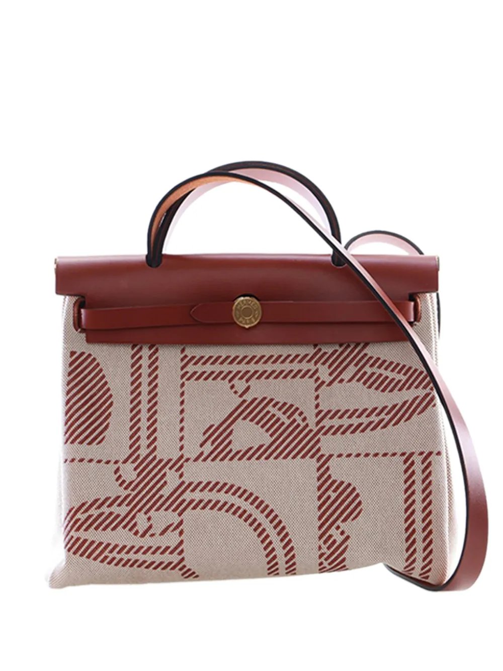 2022 Toile H and Vache Hunter Brides de Gala Herbag Zip 31 satchel