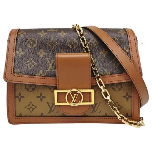 Louis Vuitton Dauphine leather handbag