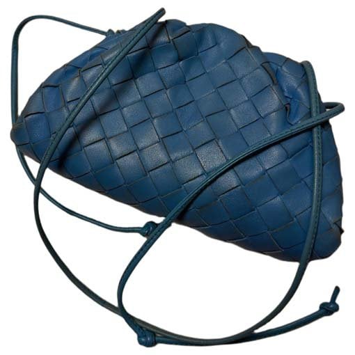 Pouch leather crossbody bag