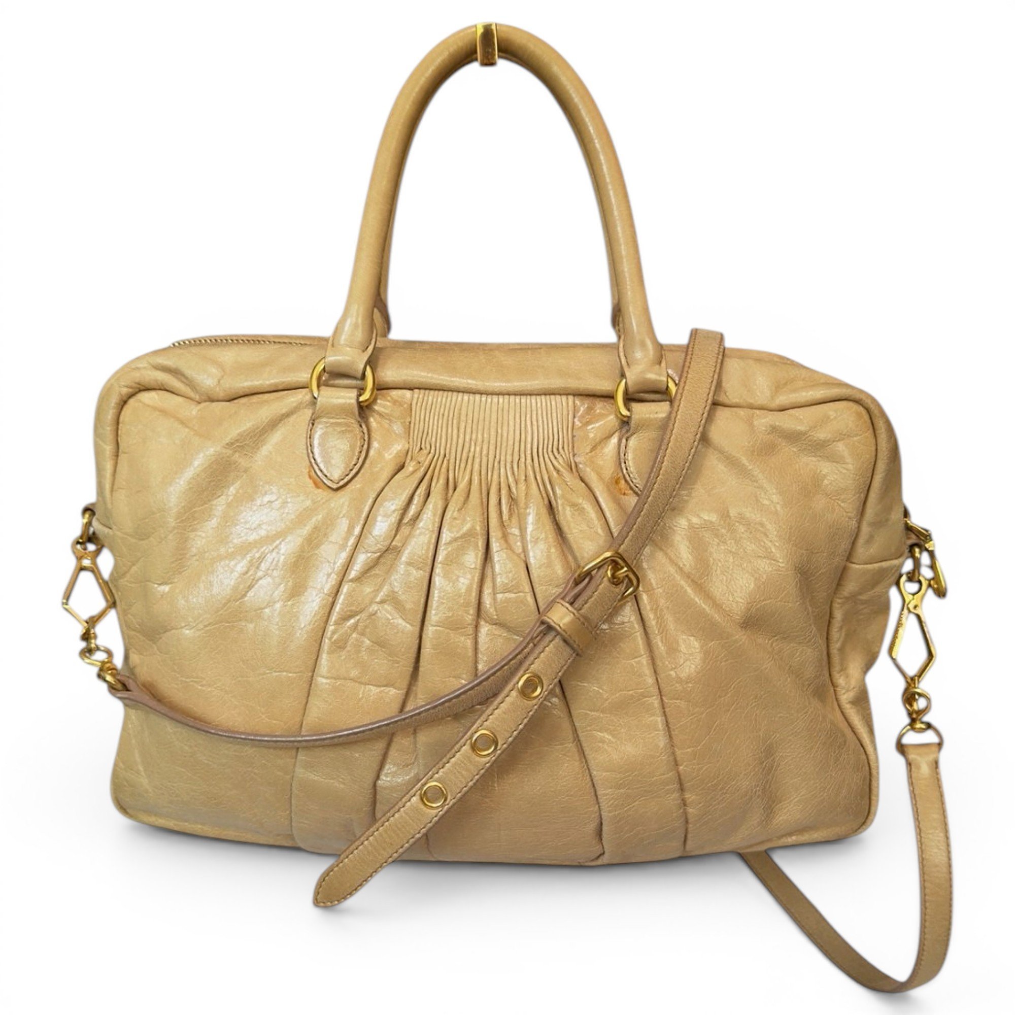 Vitello leather handbag