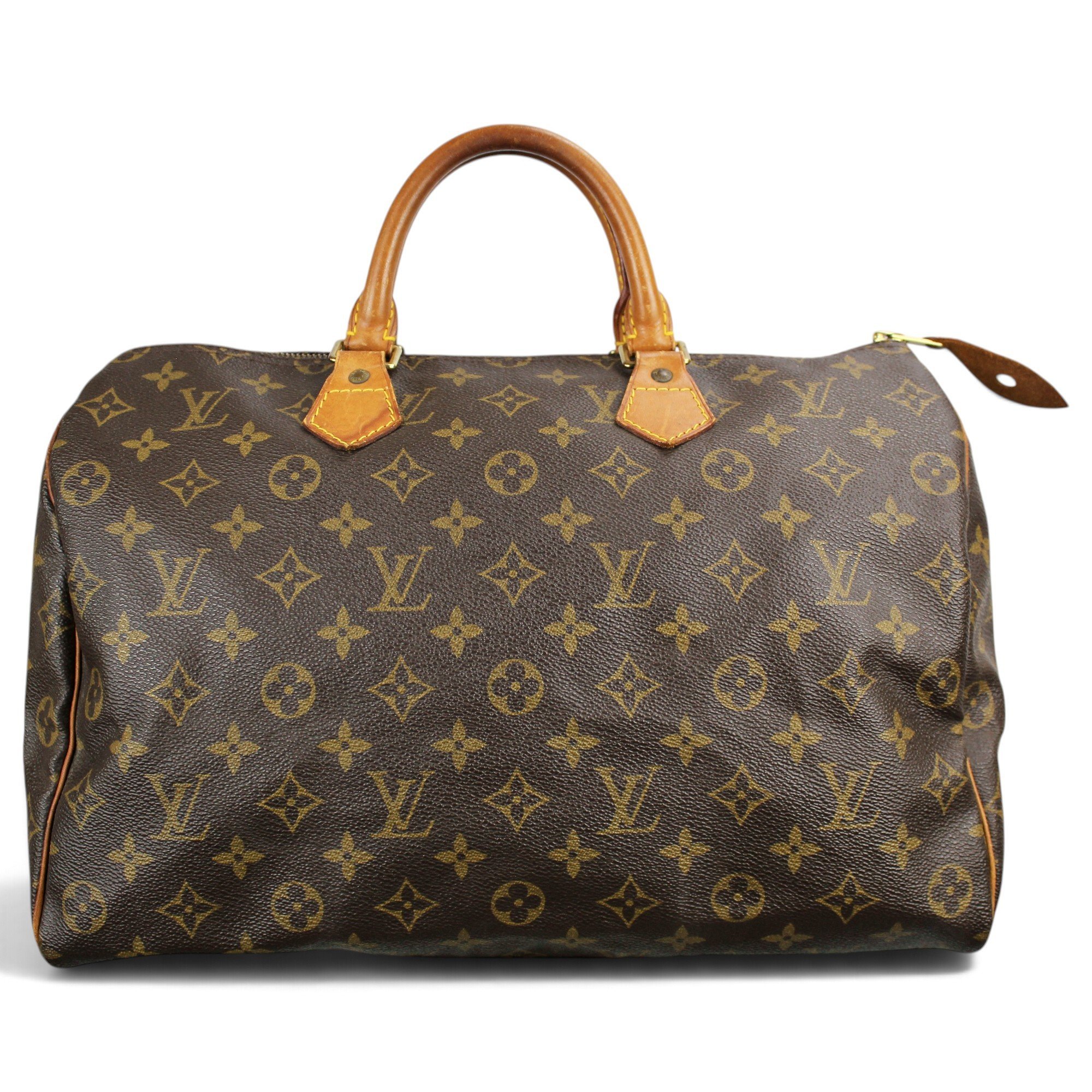 Speedy leather handbag