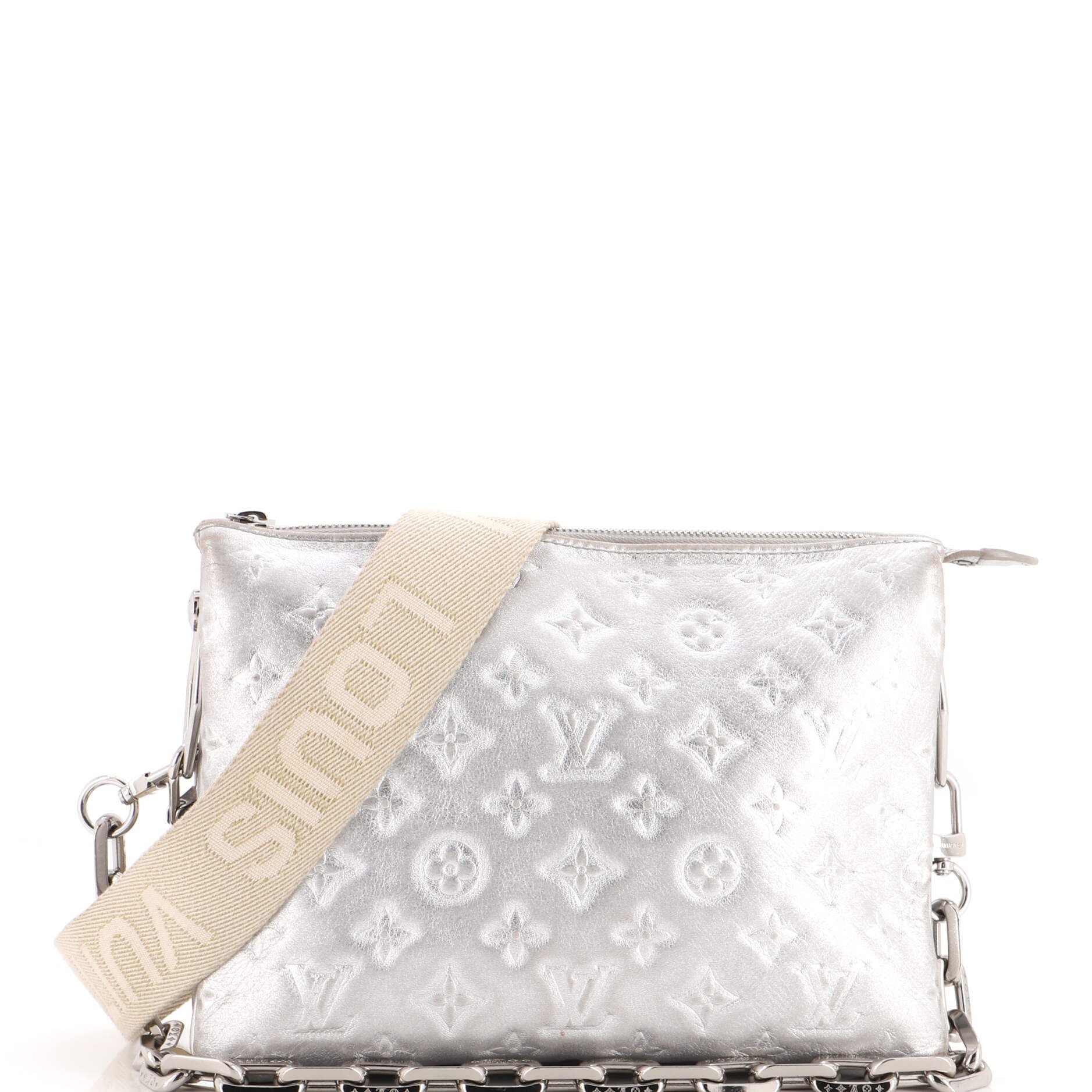 Coussin Bag Monogram Embossed Lambskin PM