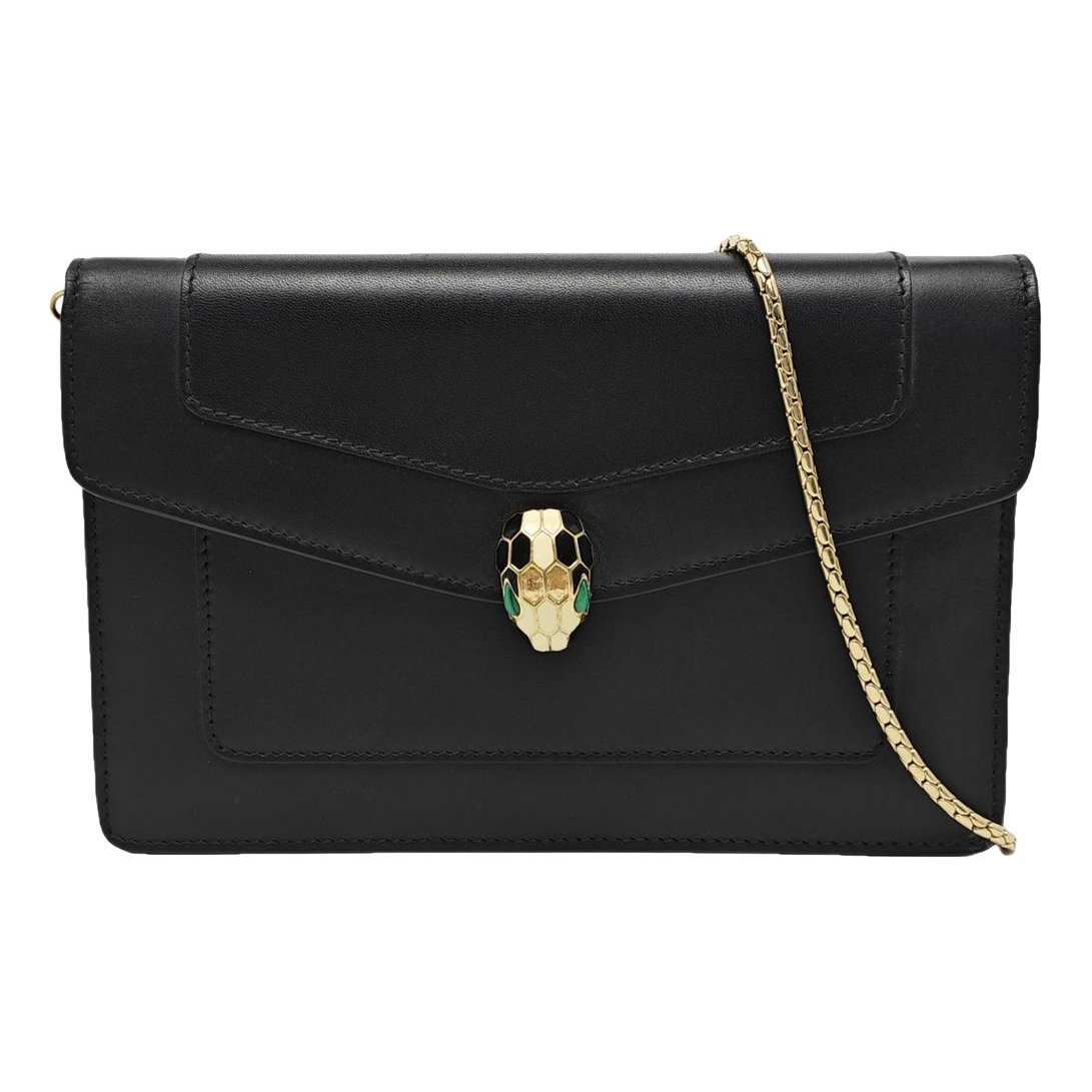 Serpenti leather handbag