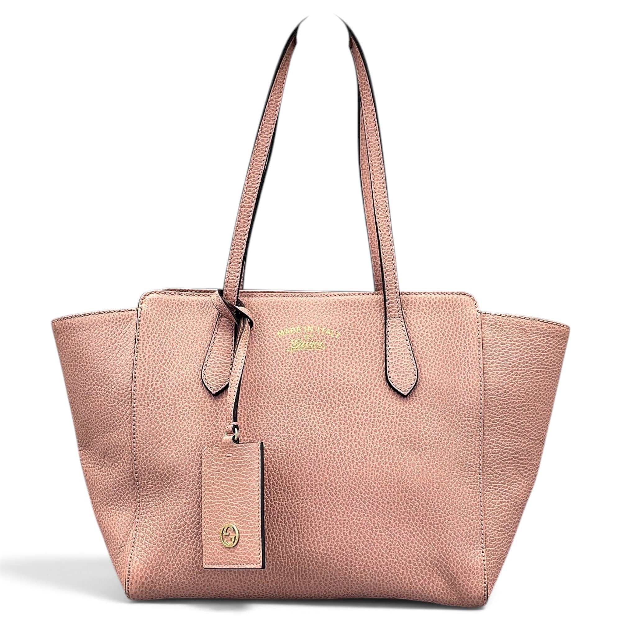 Swing leather tote