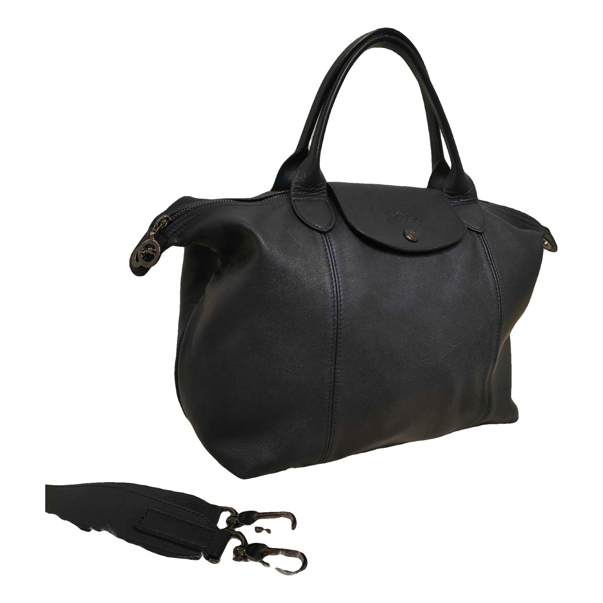 Pliage leather handbag