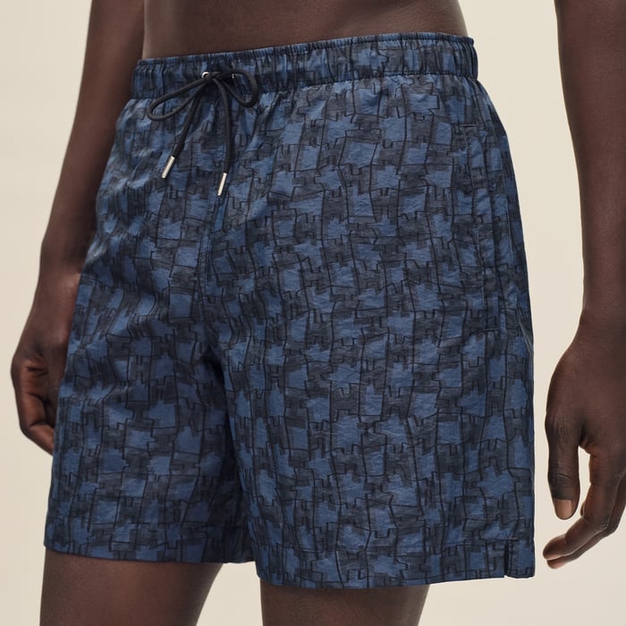 Marine "H Cut Remix" Swim Trunks