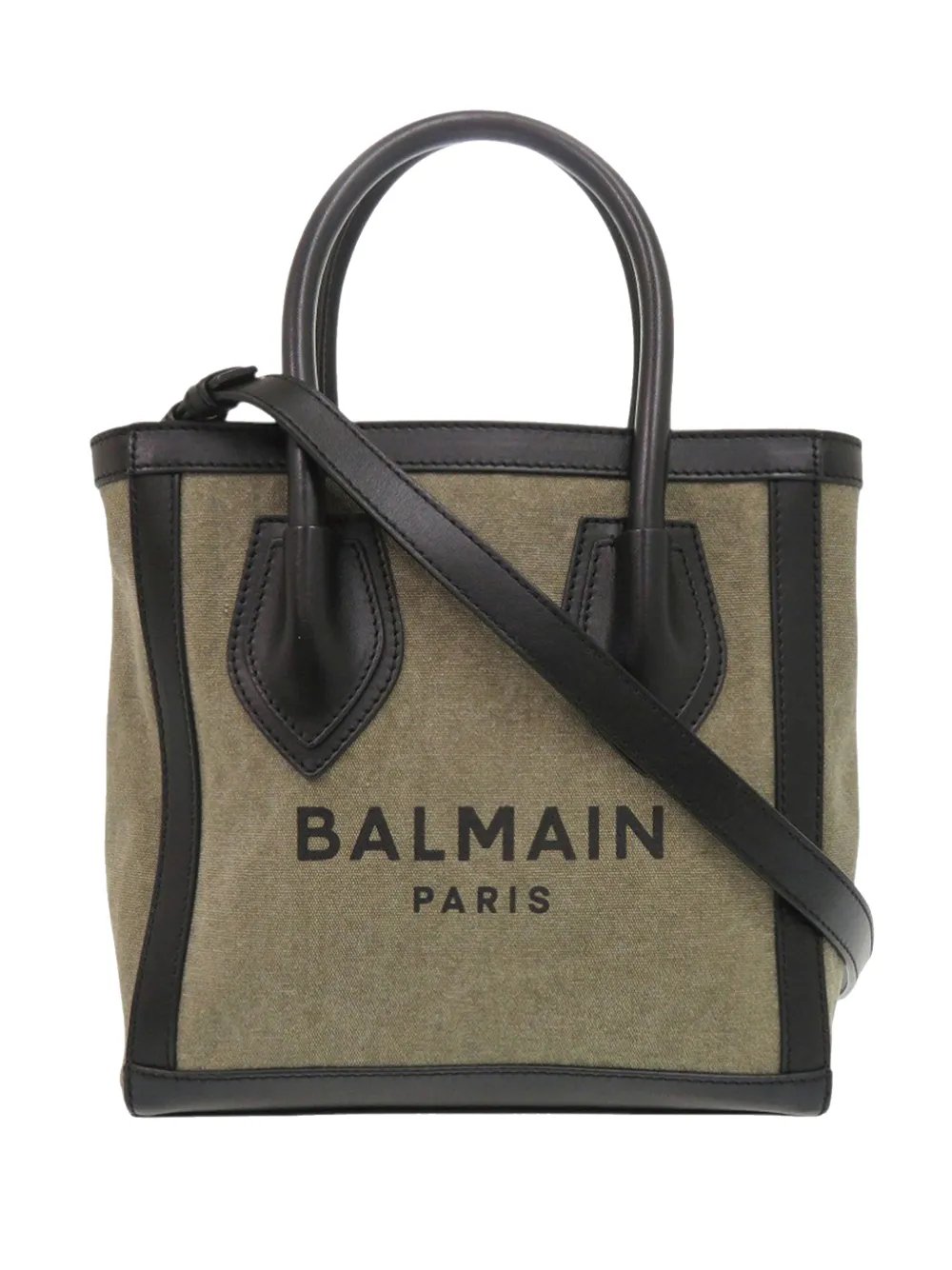 Balmain 2010-2026 Canvas B Army 24 Shopping satchel