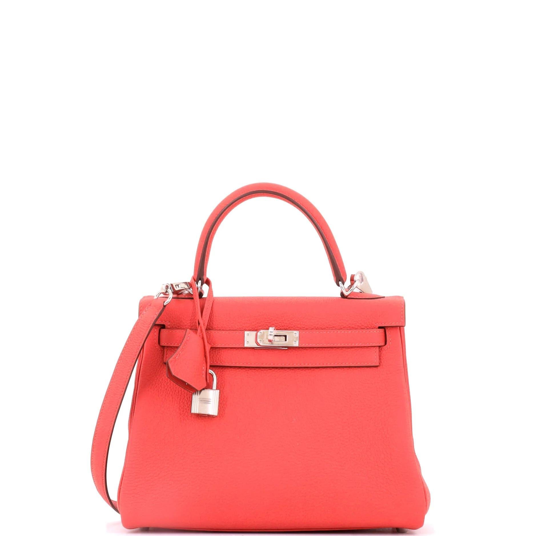 Kelly 25 leather handbag